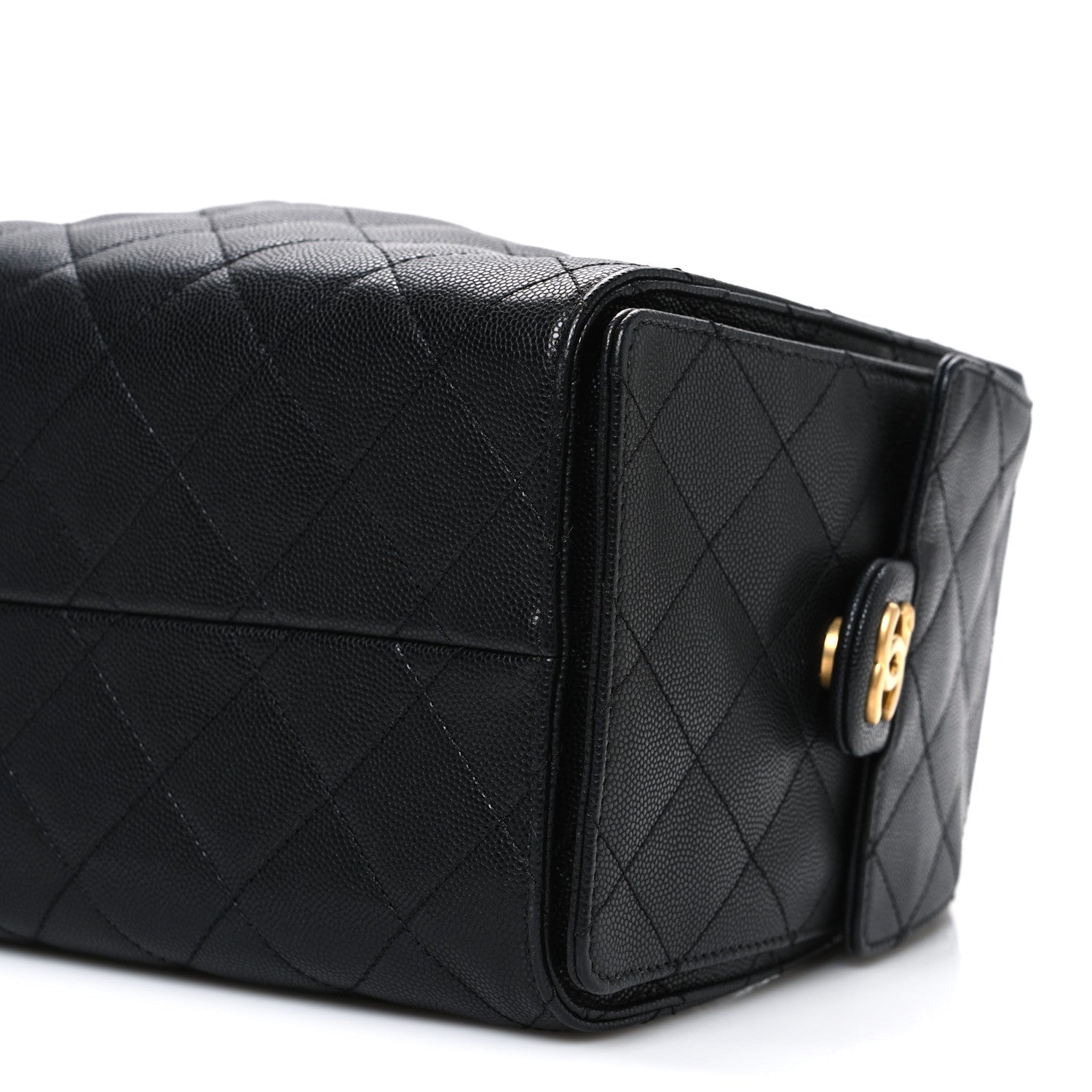 Caviar Quilted Small Chanel 25 Handbag Black