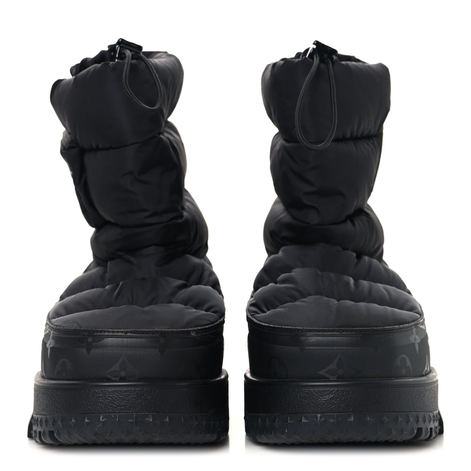 Nylon Monogram LV Alpine Mens Boot 9 Black