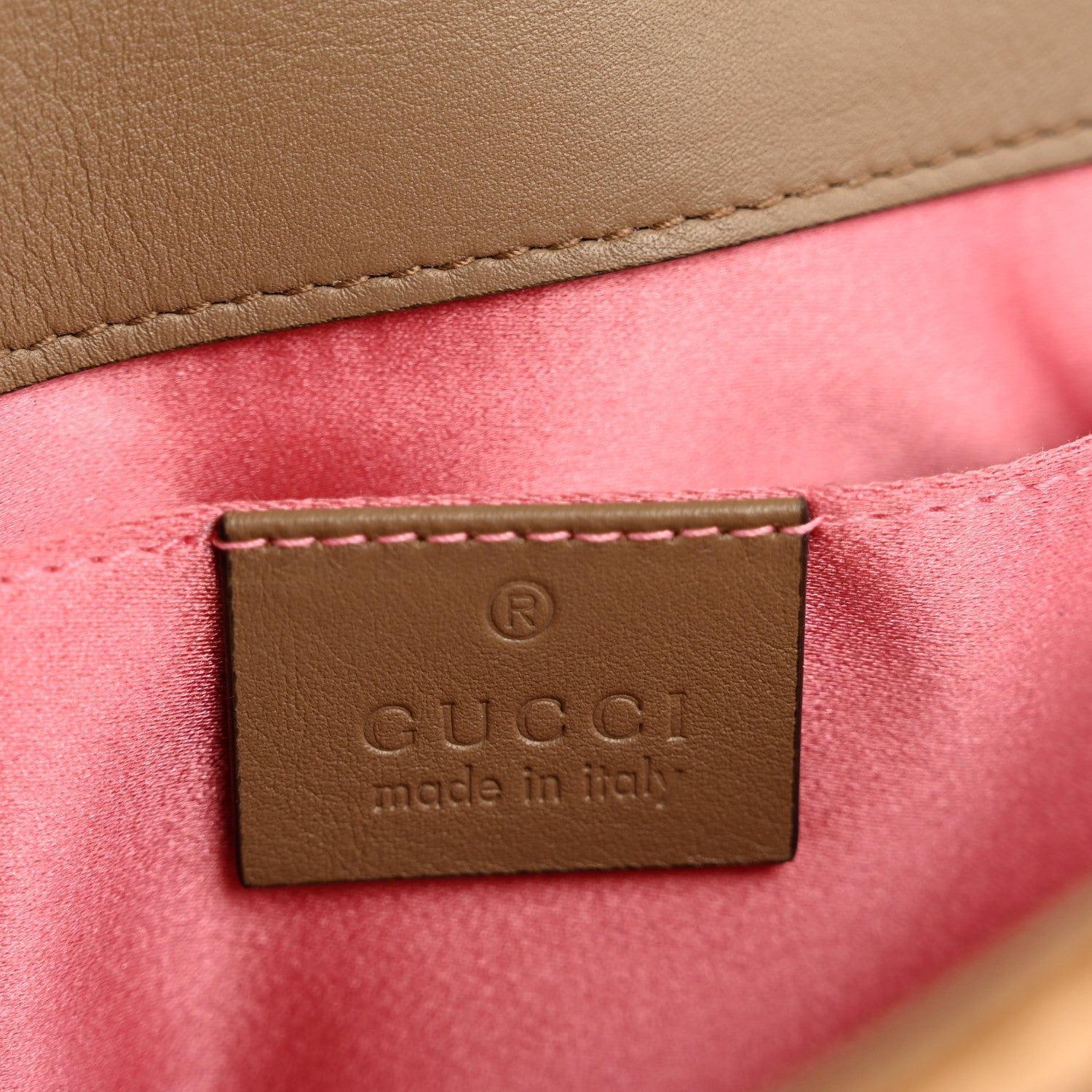 Velvet Matelasse Mini GG Marmont Shoulder Bag Taupe