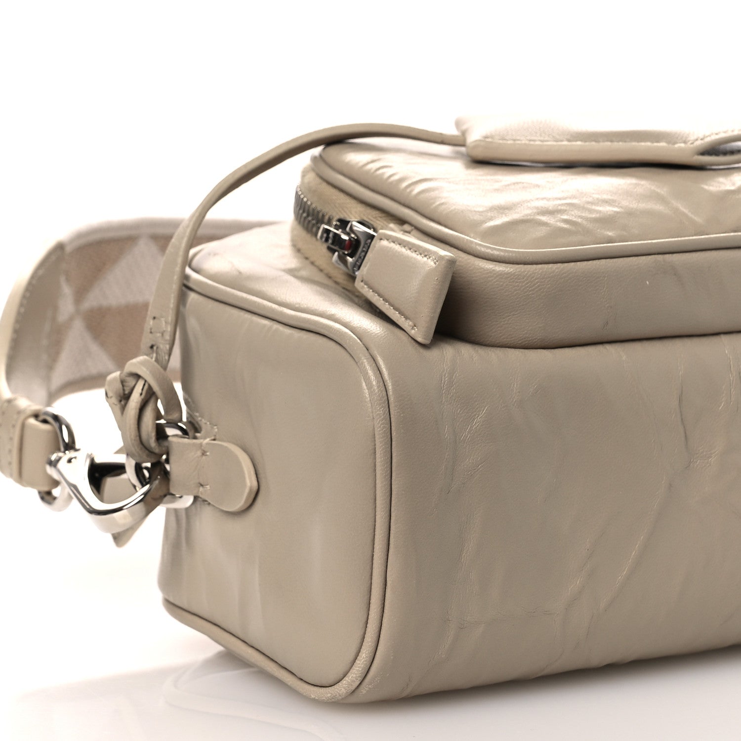 Nappa Antique Multi-Pocket Shoulder Bag Deserto