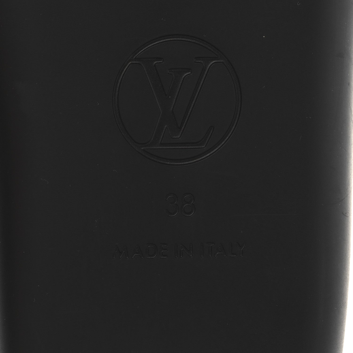 Calfskin Logo Sunbath Slide Sandals 38 Black