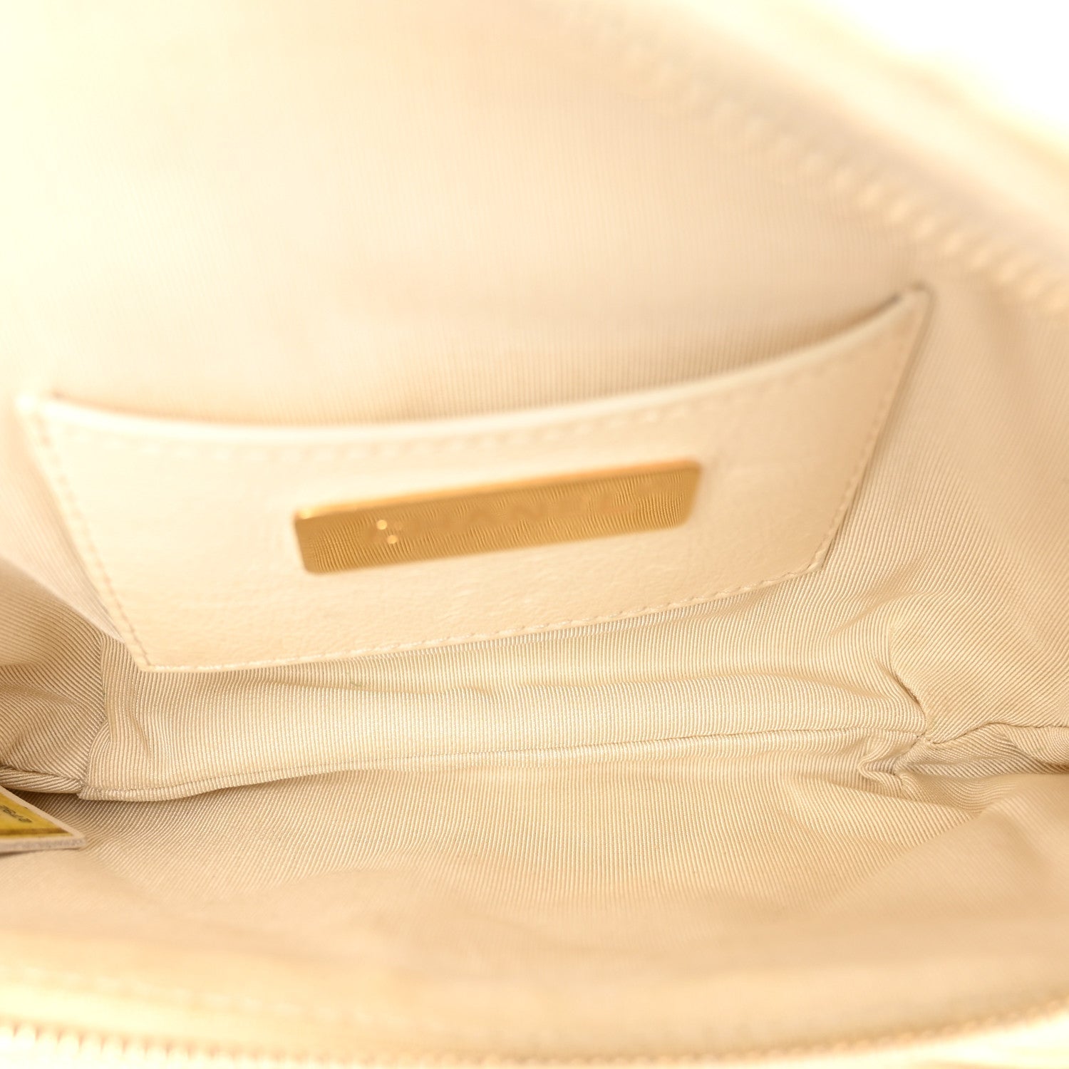 Calfskin Quilted All About Waist Belt Bag Light Beige
