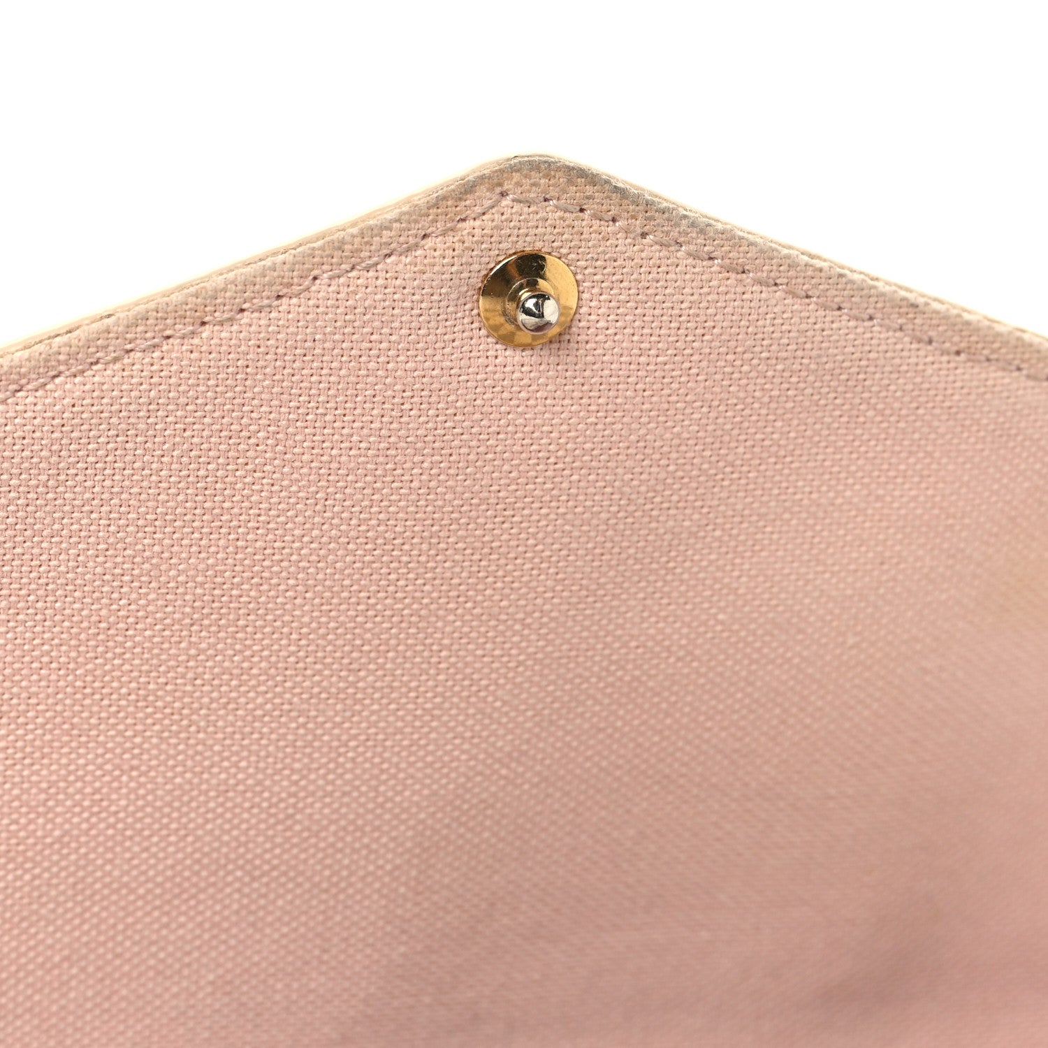 Damier Azur Pochette Felicie Chain Wallet Rose Ballerine