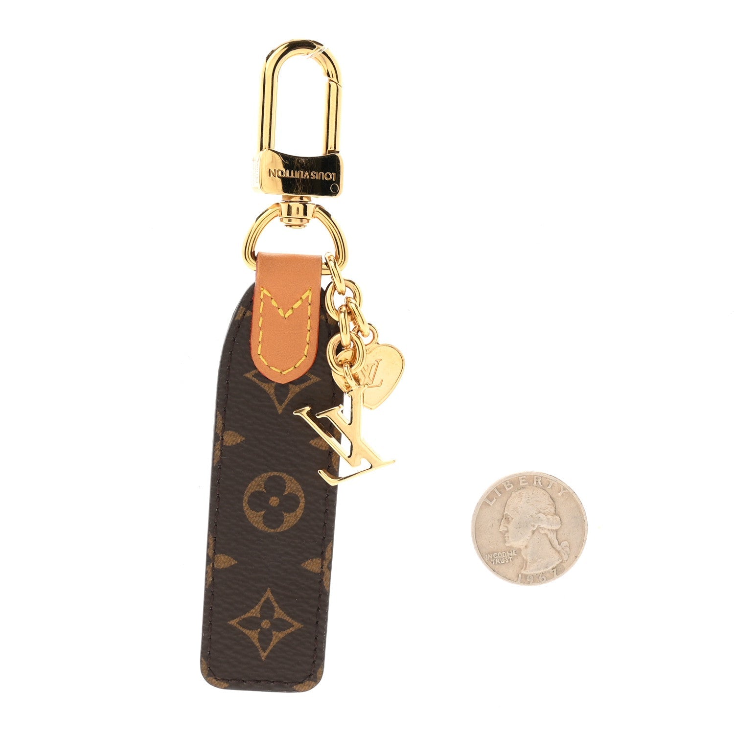 Monogram LV Cherished Tab Key Holder