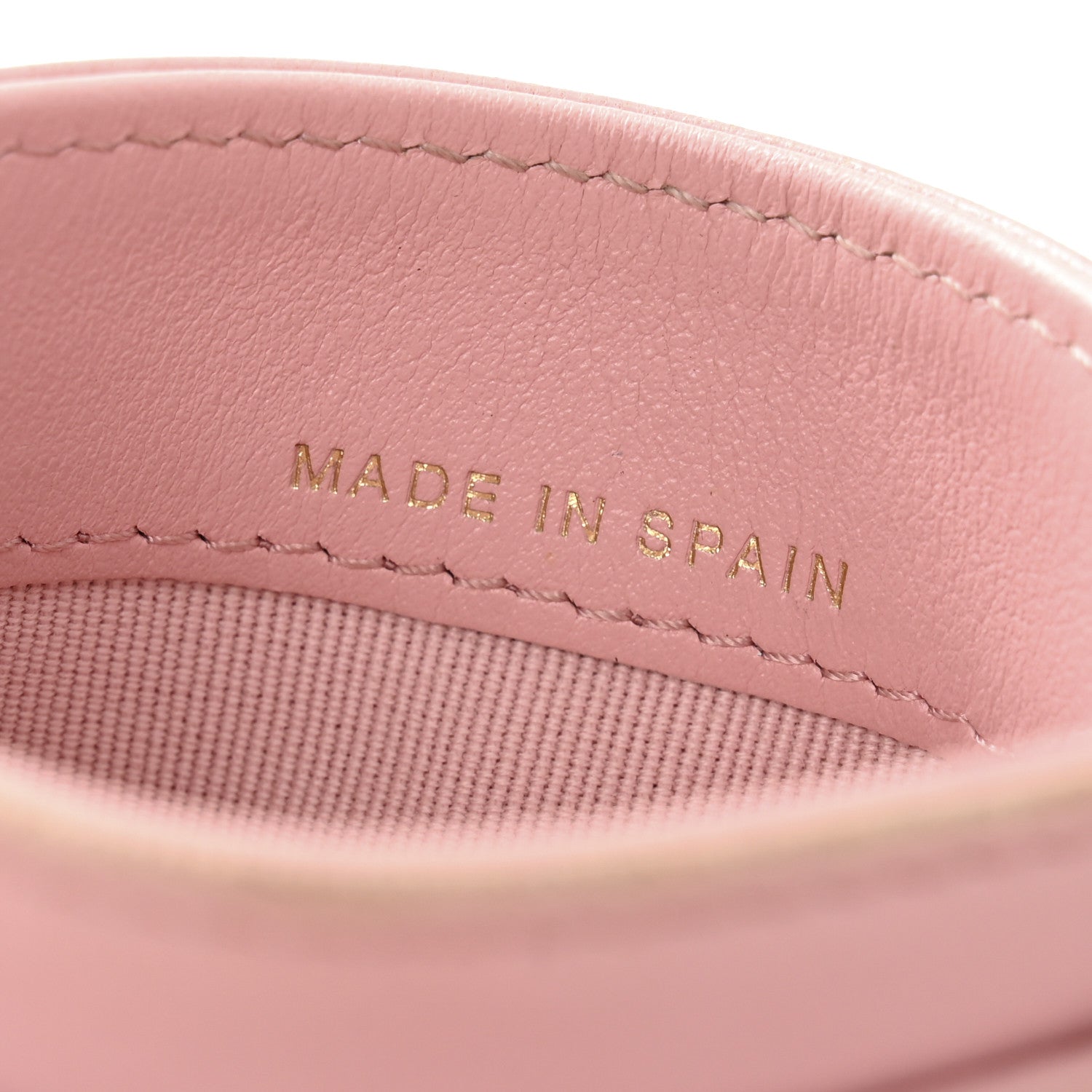 Lambskin Quilted Chanel 19 Card Holder Light Pink