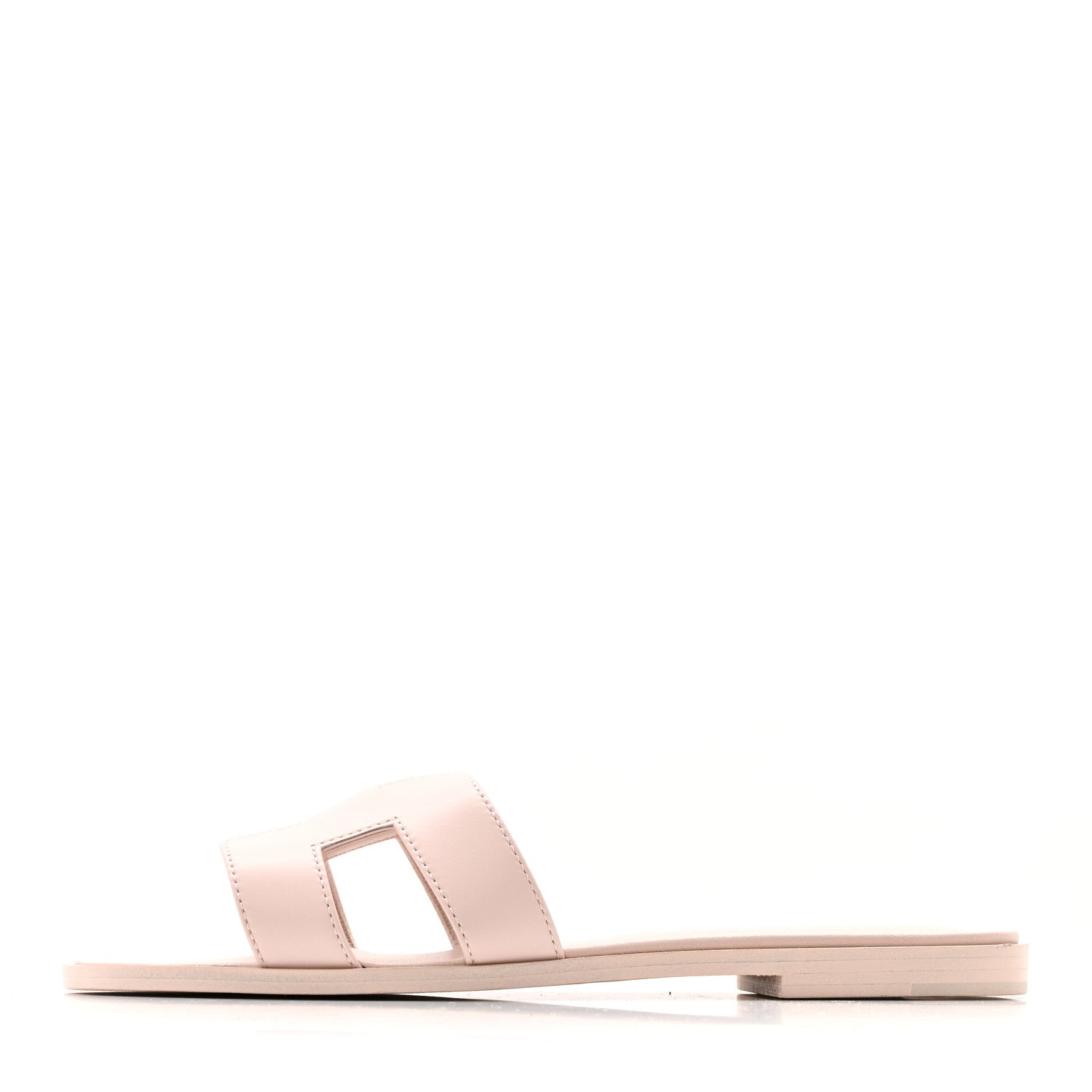 Box Calfskin Oran Sandals 37.5 Rose Pale