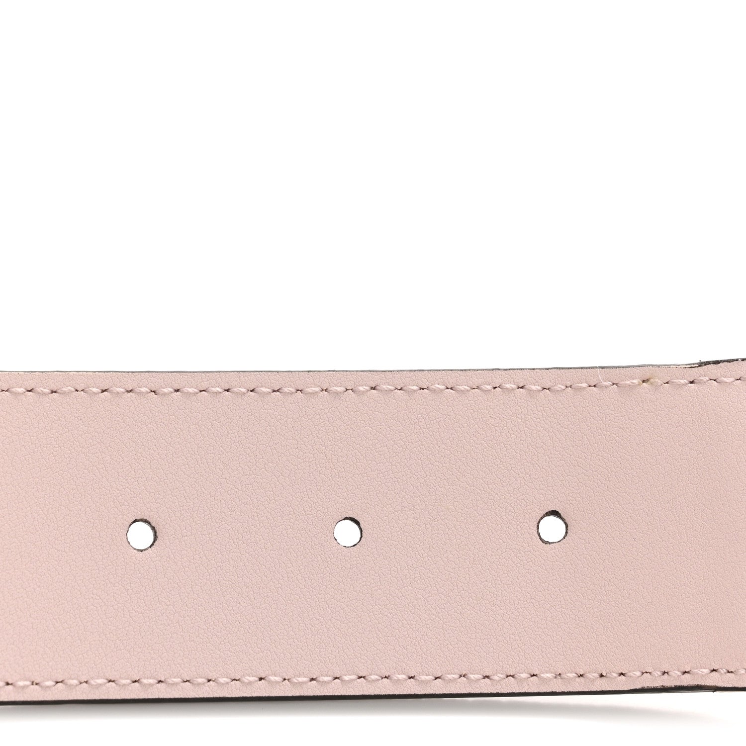 Monogram Jumbo GG Textured Dollar Calfskin Double G 40mm Belt 80 32 Camel Pink