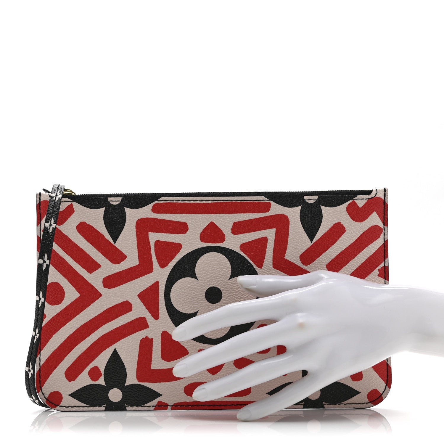Monogram Giant Crafty Neverfull MM GM Pochette Creme Rouge Black