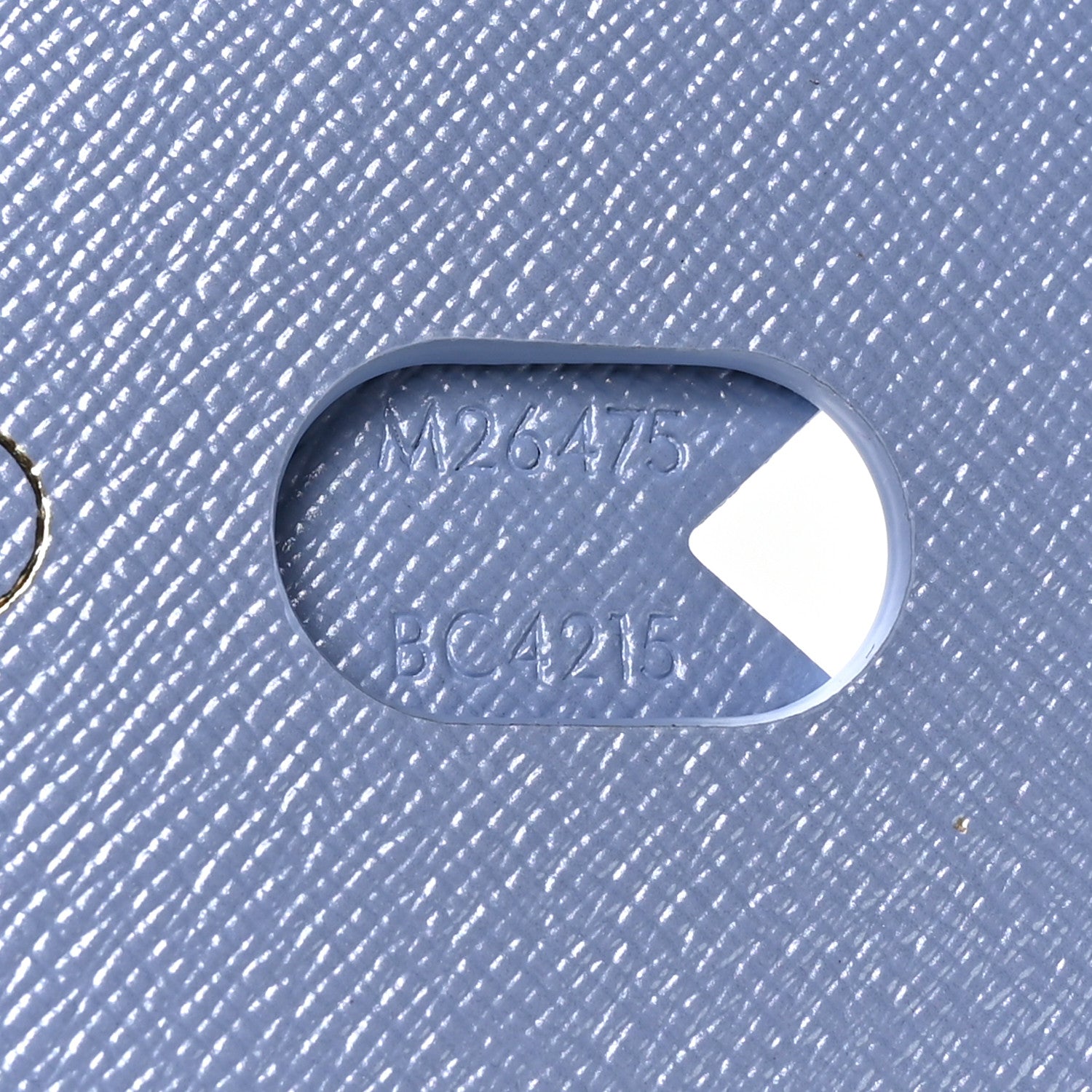 Monogram Magnet Vivienne Card Holder Blue Frost