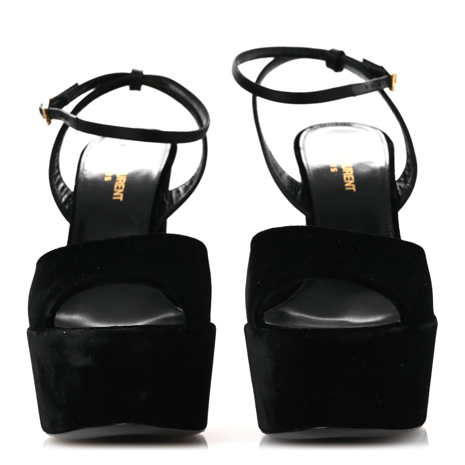Velvet Jodie Platform Sandals 38 Black