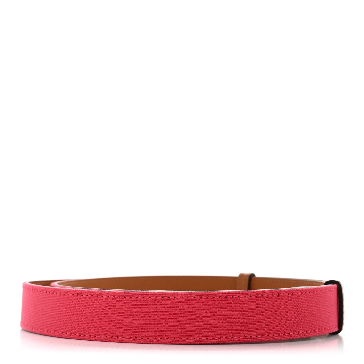 Toile Epsom Reversible Babord 24mm Belt Rose Extreme Gold