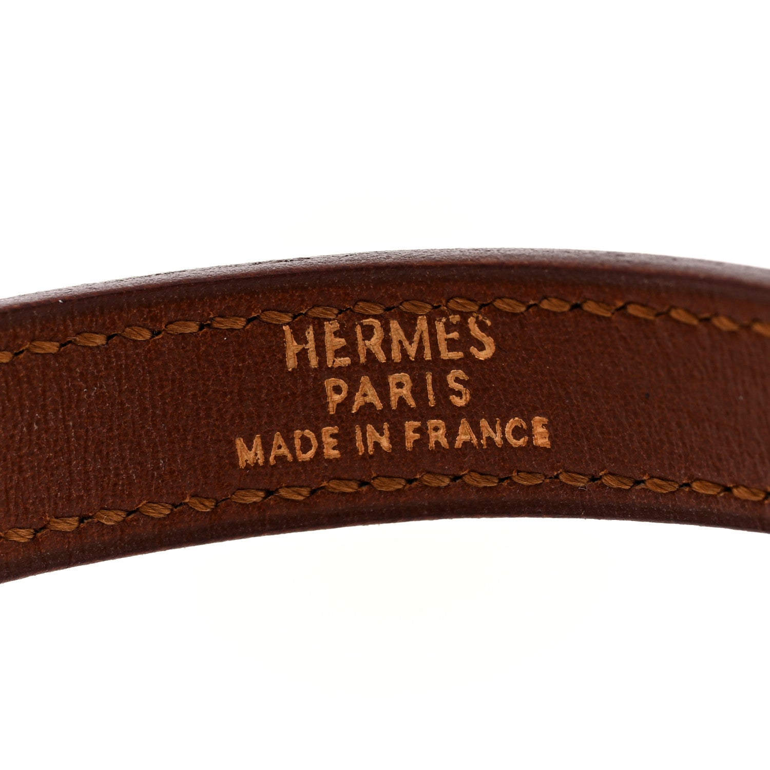 Barenia Kelly Double Tour Bracelet Fauve