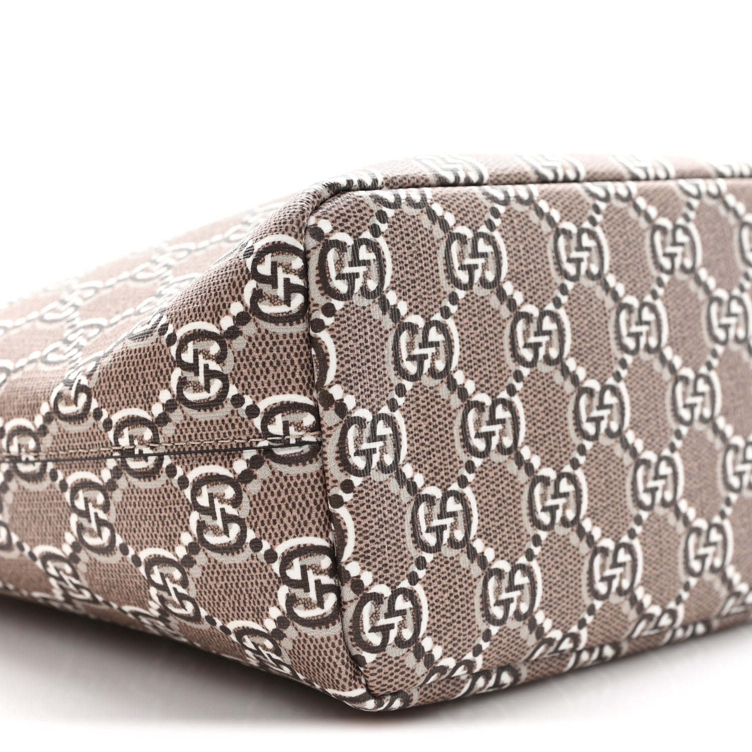GG Shadow Monogram Super Mini Ophidia Shoulder Bag Taupe