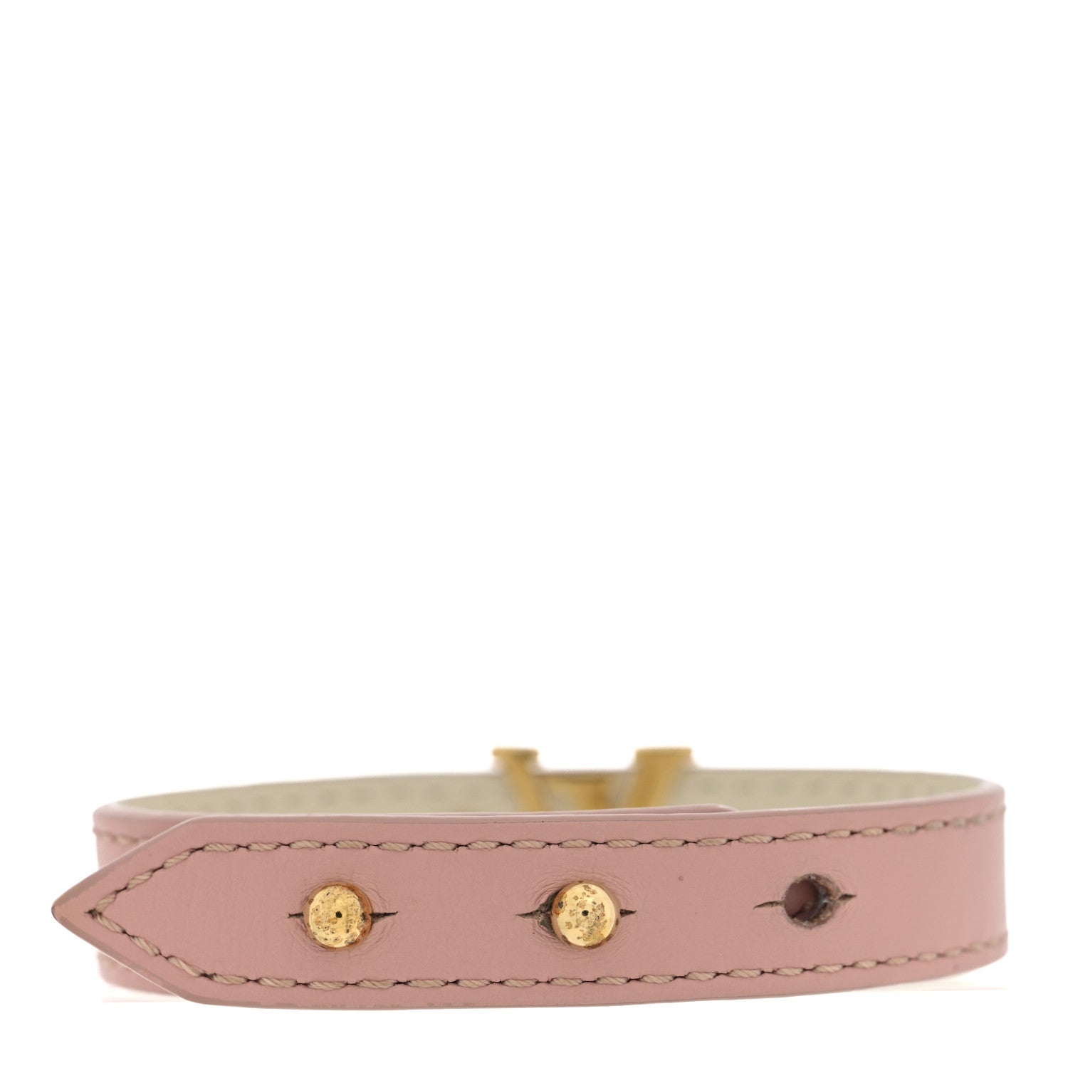 Calfskin Iconic Bracelet 17 Rose Poudre