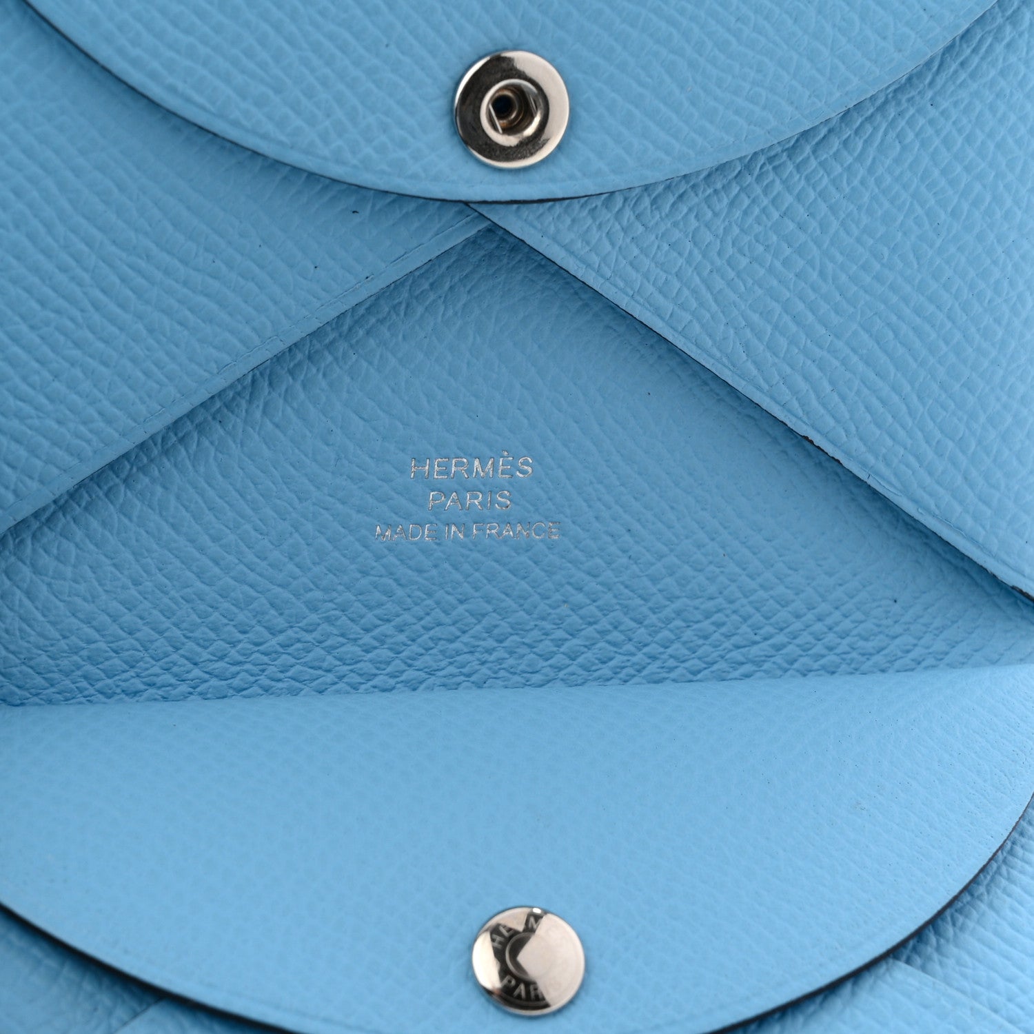 Epsom Calvi Duo Card Case Celeste