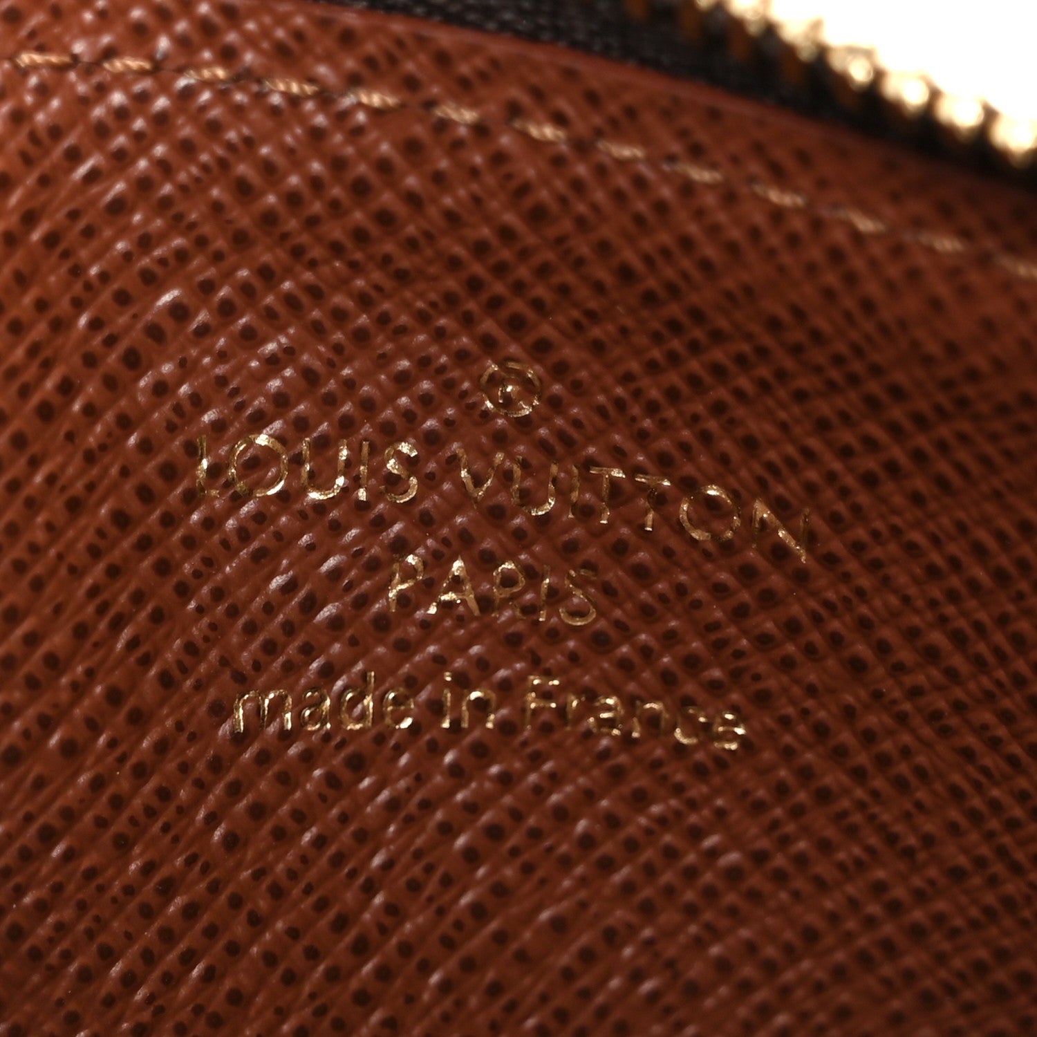Monogram Zipped Romy Card Holder