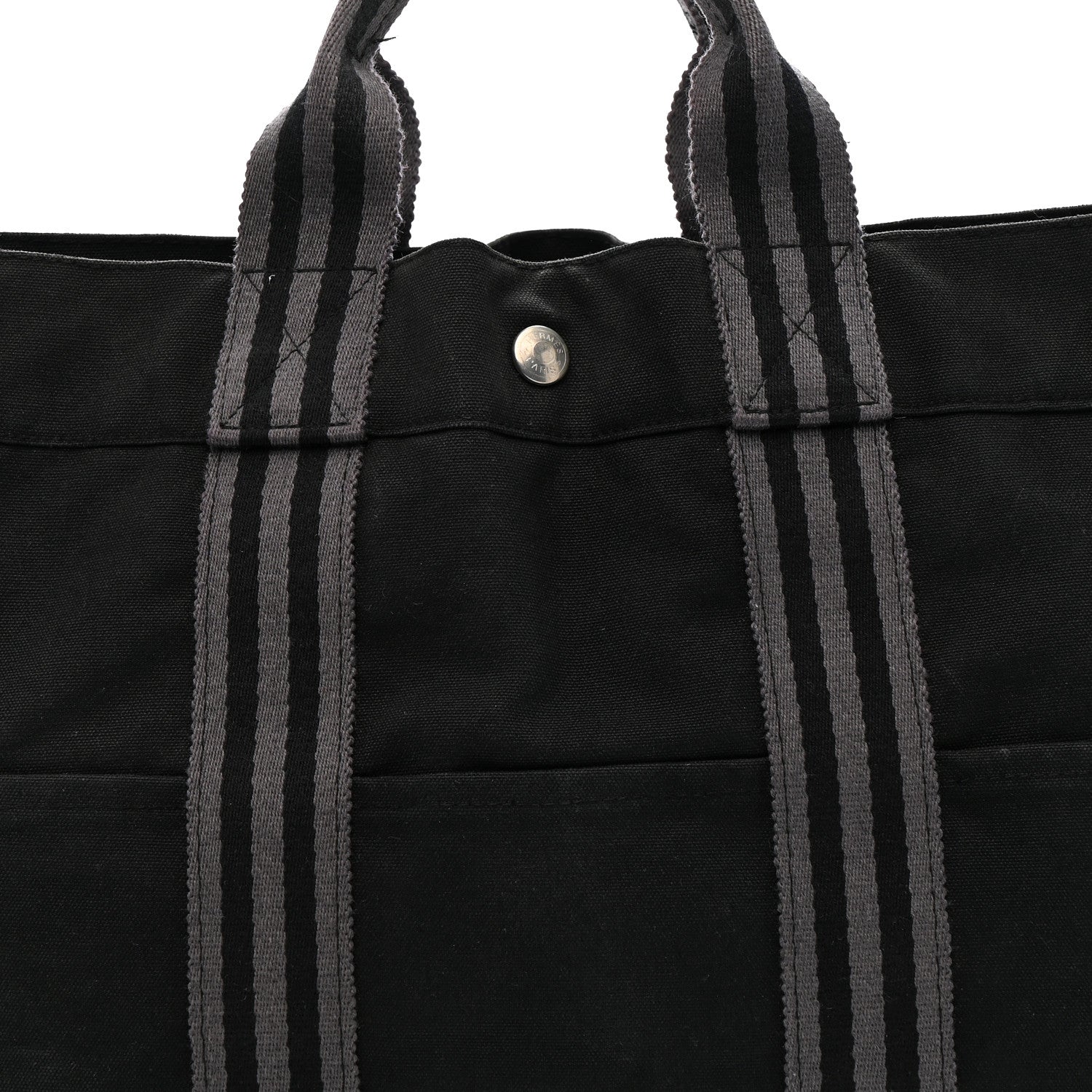 Canvas Herline MM Tote Black