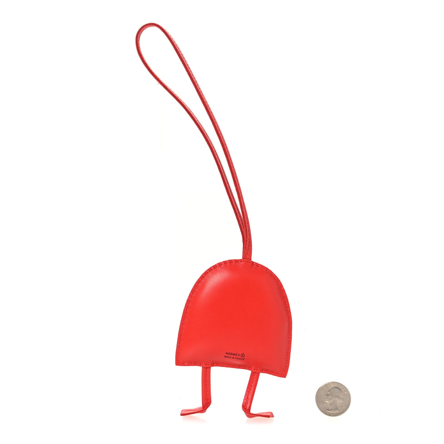 Lambskin Silk Petit H Hibouton Charm
