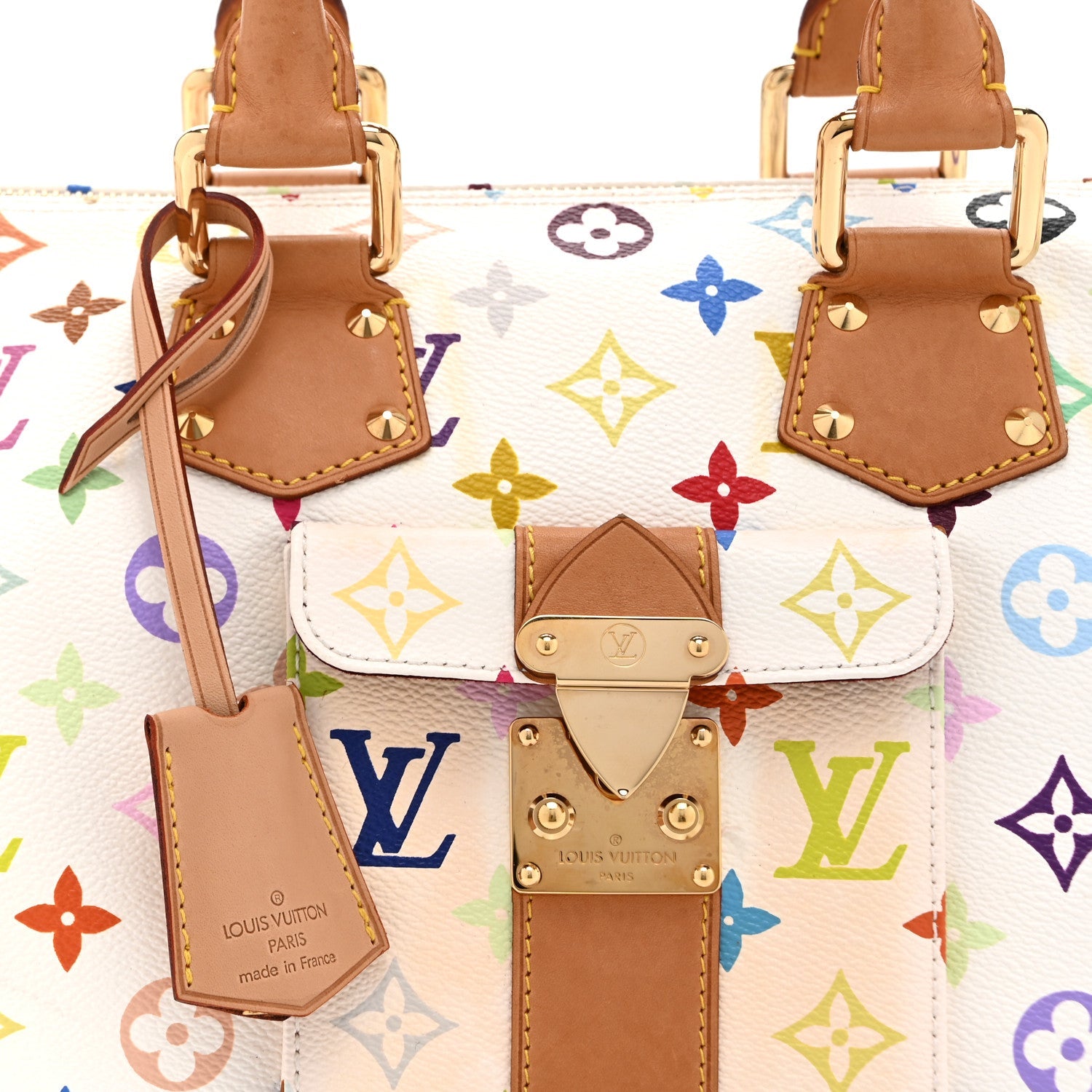 Monogram Multicolor Speedy 30 White