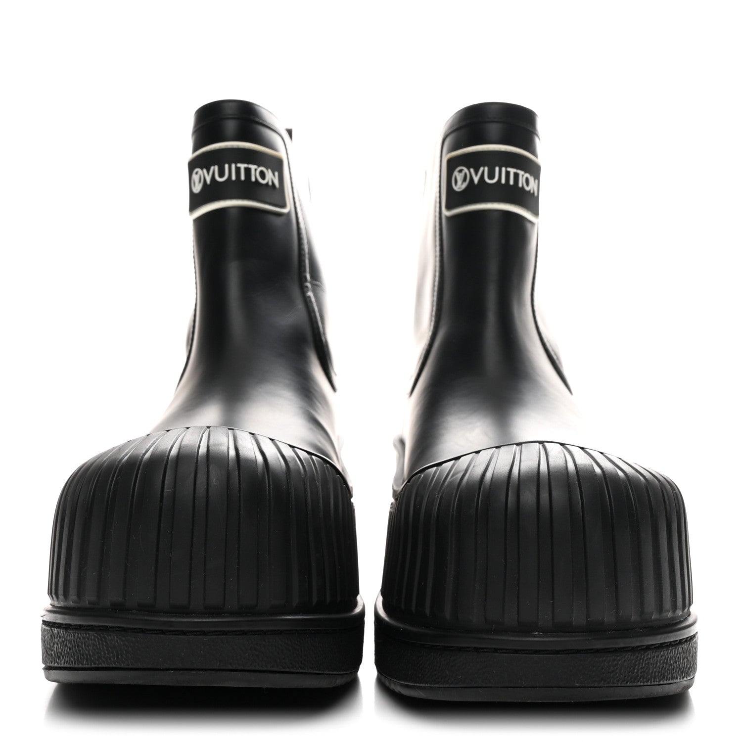 Calfskin Polar Flat Ankle Boots 41 Black