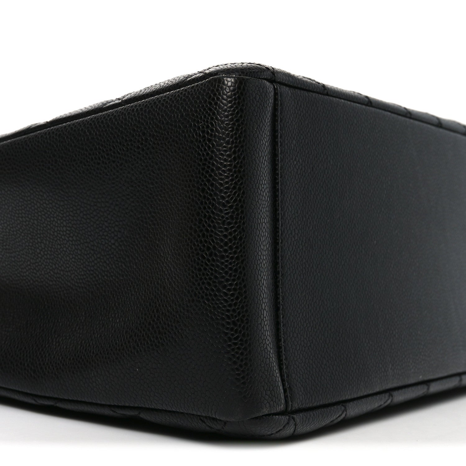 Caviar Quilted Grand Shopping Tote GST Black