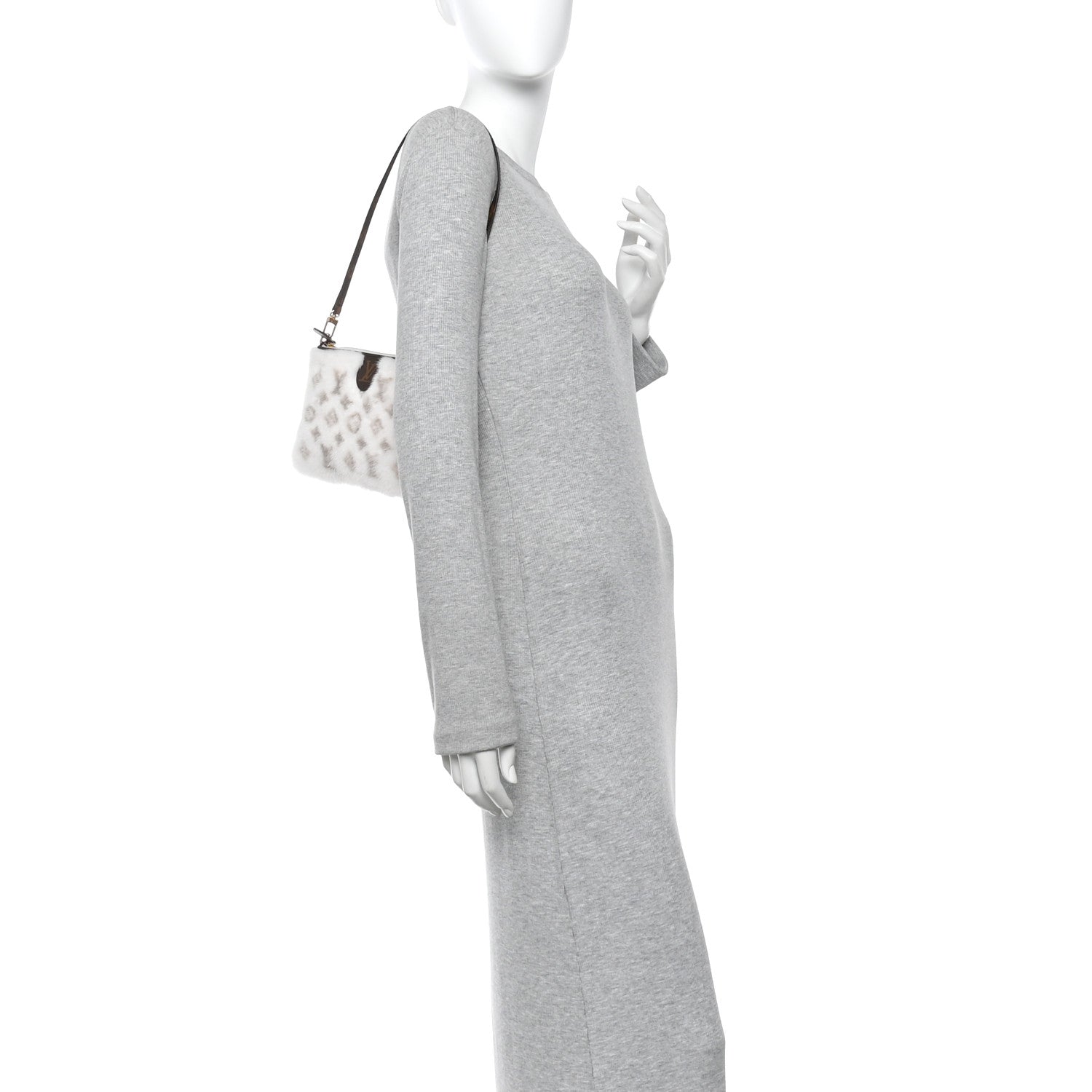 Monogram Mink Neo Pochette Milla Vision White
