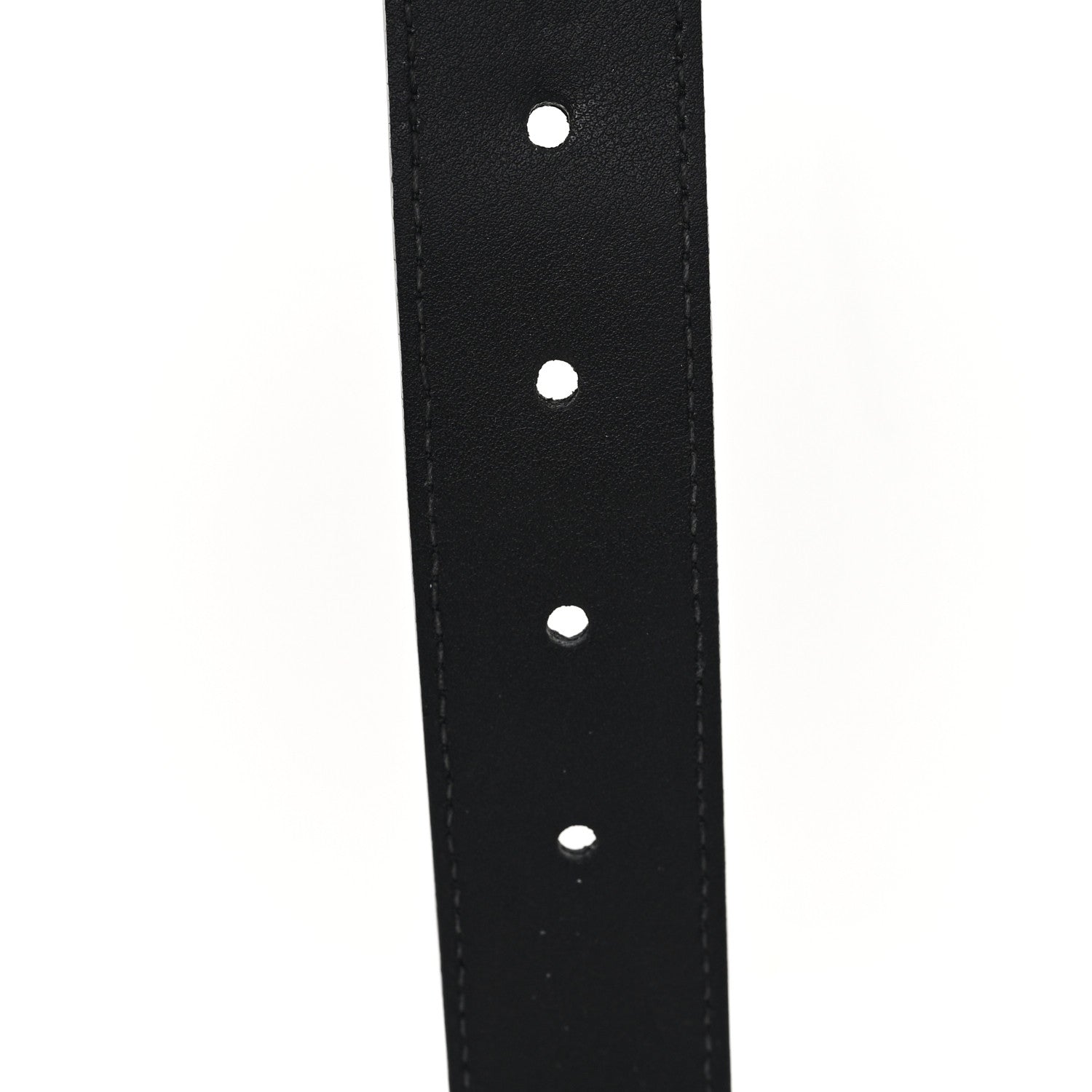 Calfskin GG Tennis Embossed Double G 40mm Belt 80 32 Black