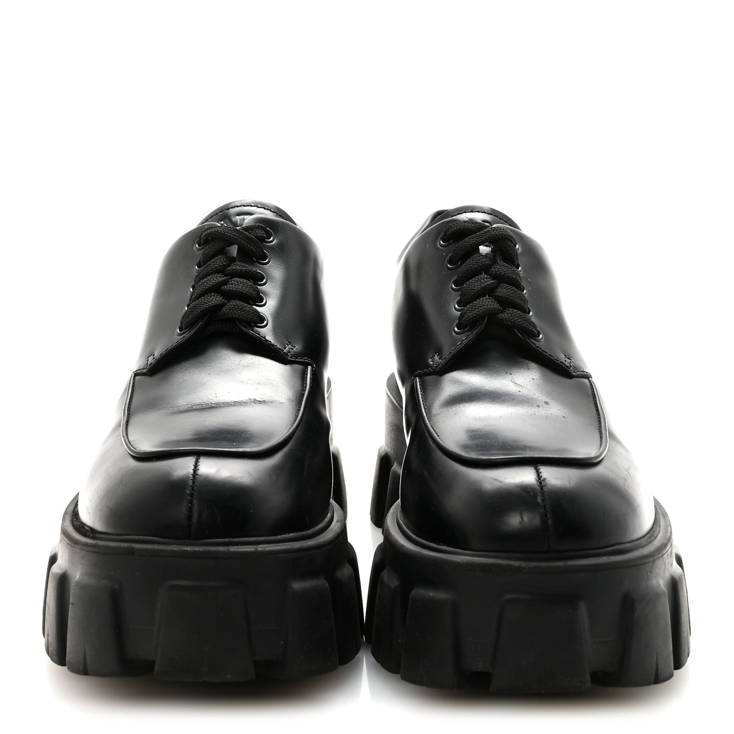 Spazzolato Rois Monolith 55mm Derby Loafers 38 Black