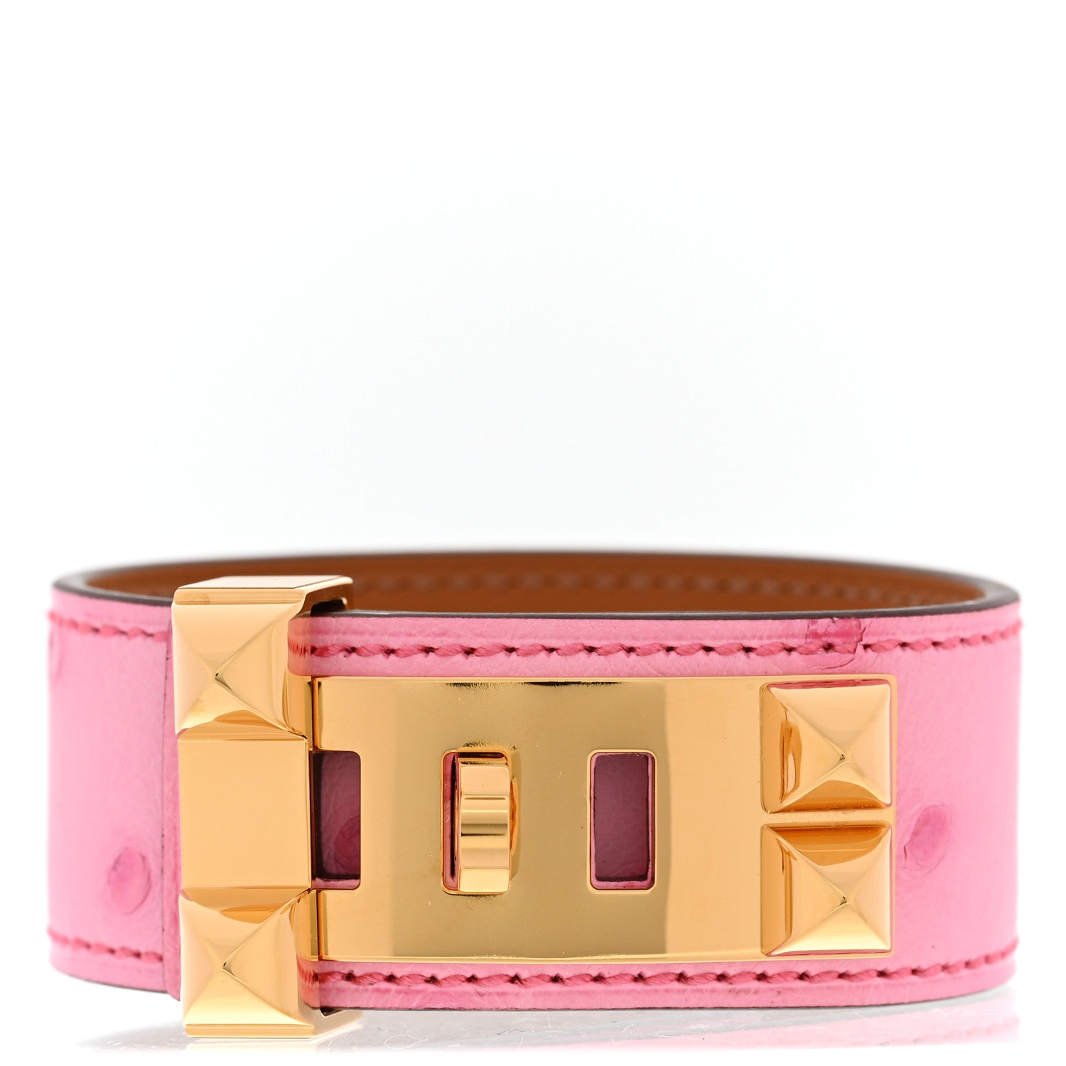 Boreal Ostrich Collier De Chien 24 CDC Bracelet T2 Rose Bubblegum