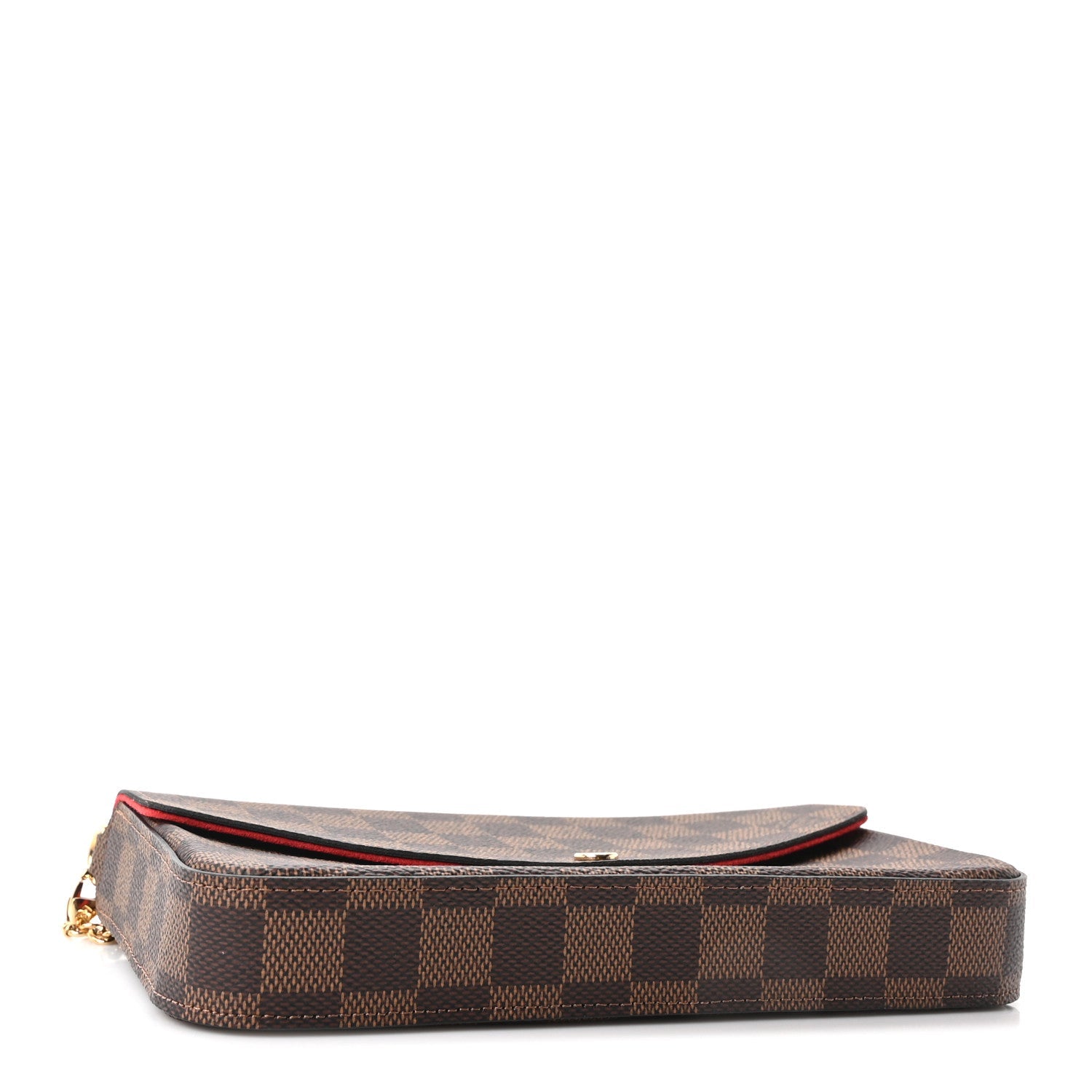 Damier Ebene Pochette Felicie Chain Wallet