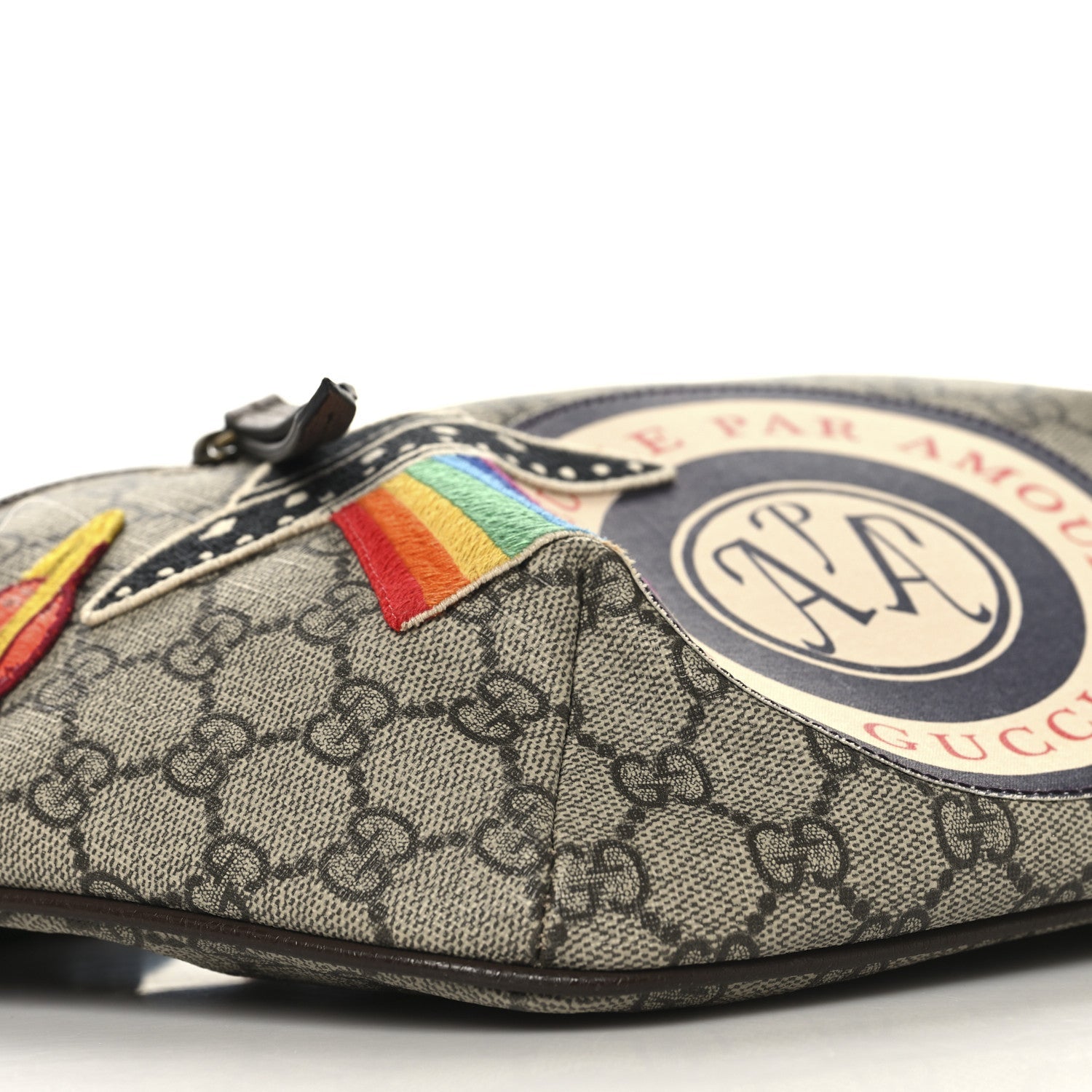 GG Supreme Monogram Courrier Belt Bag Beige New Acero