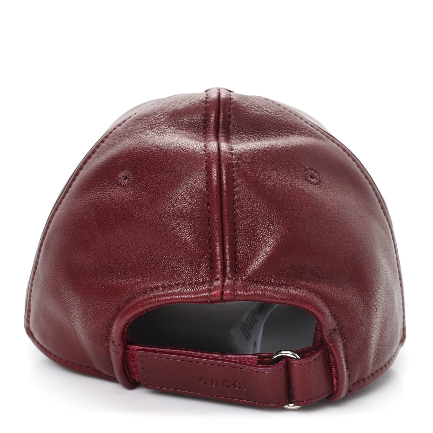 Nappa GG Baseball Hat M Burgundy