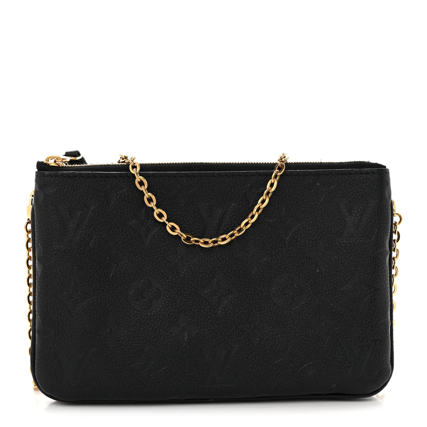 Empreinte Double Zip Pochette Black