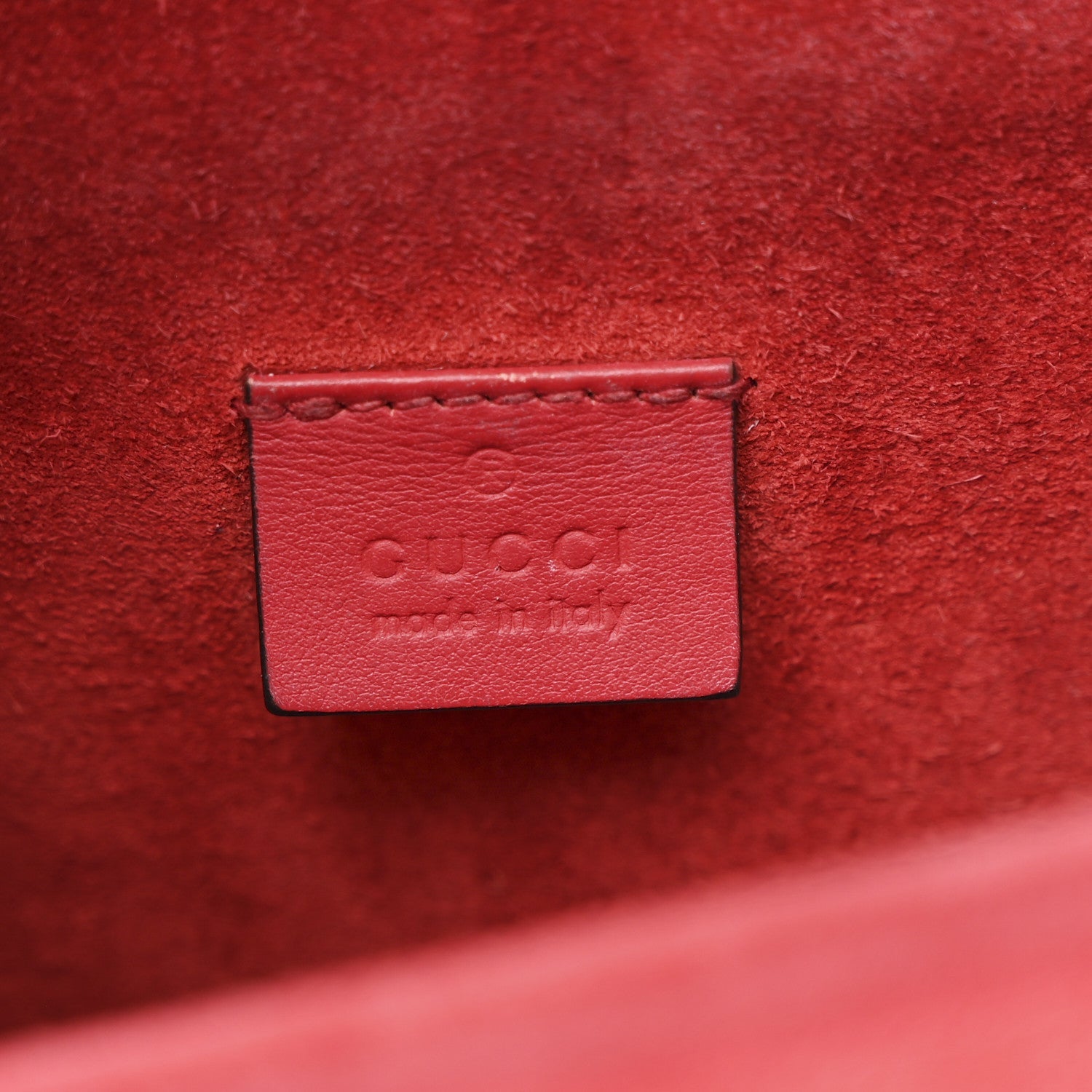 GG Supreme Monogram Mini Dionysus Shoulder Bag Hibiscus Red