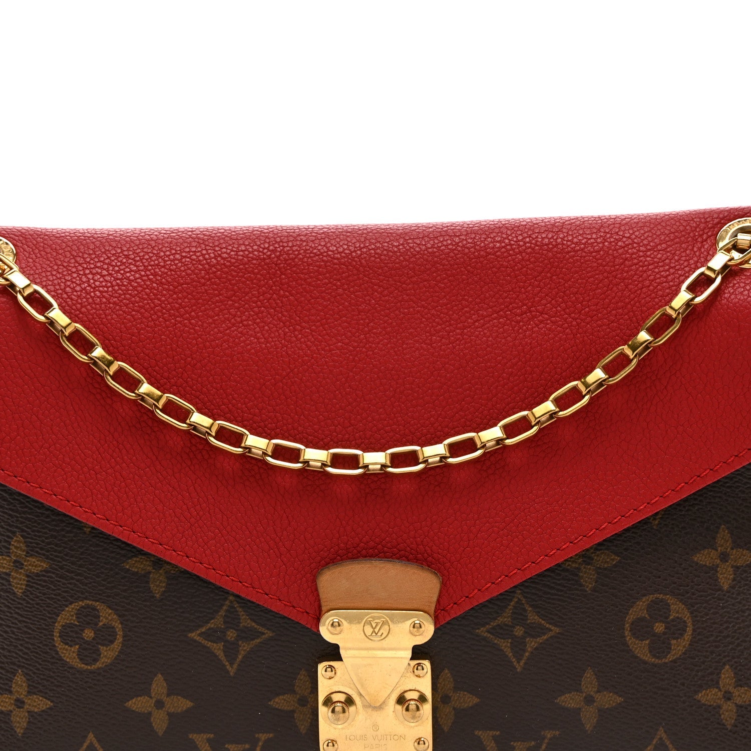 Monogram Pallas Chain Cherry