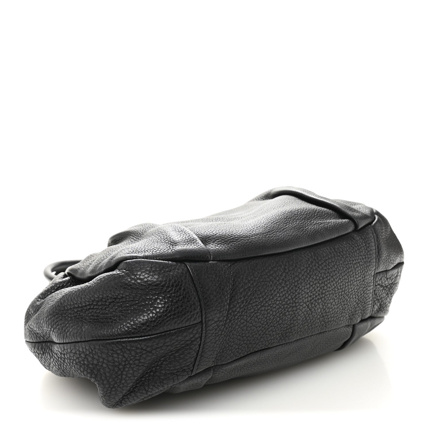Vitello Daino Shoulder Bag Black
