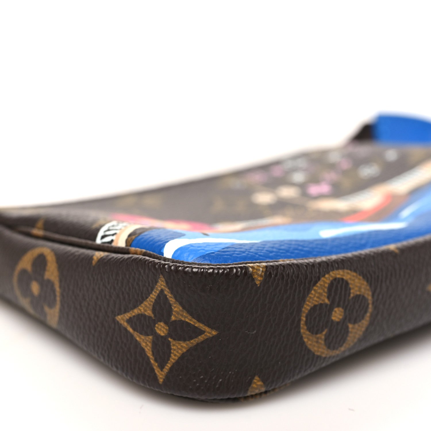 Monogram 2019 Christmas Animation Mini Venice Pochette Accessories Blue