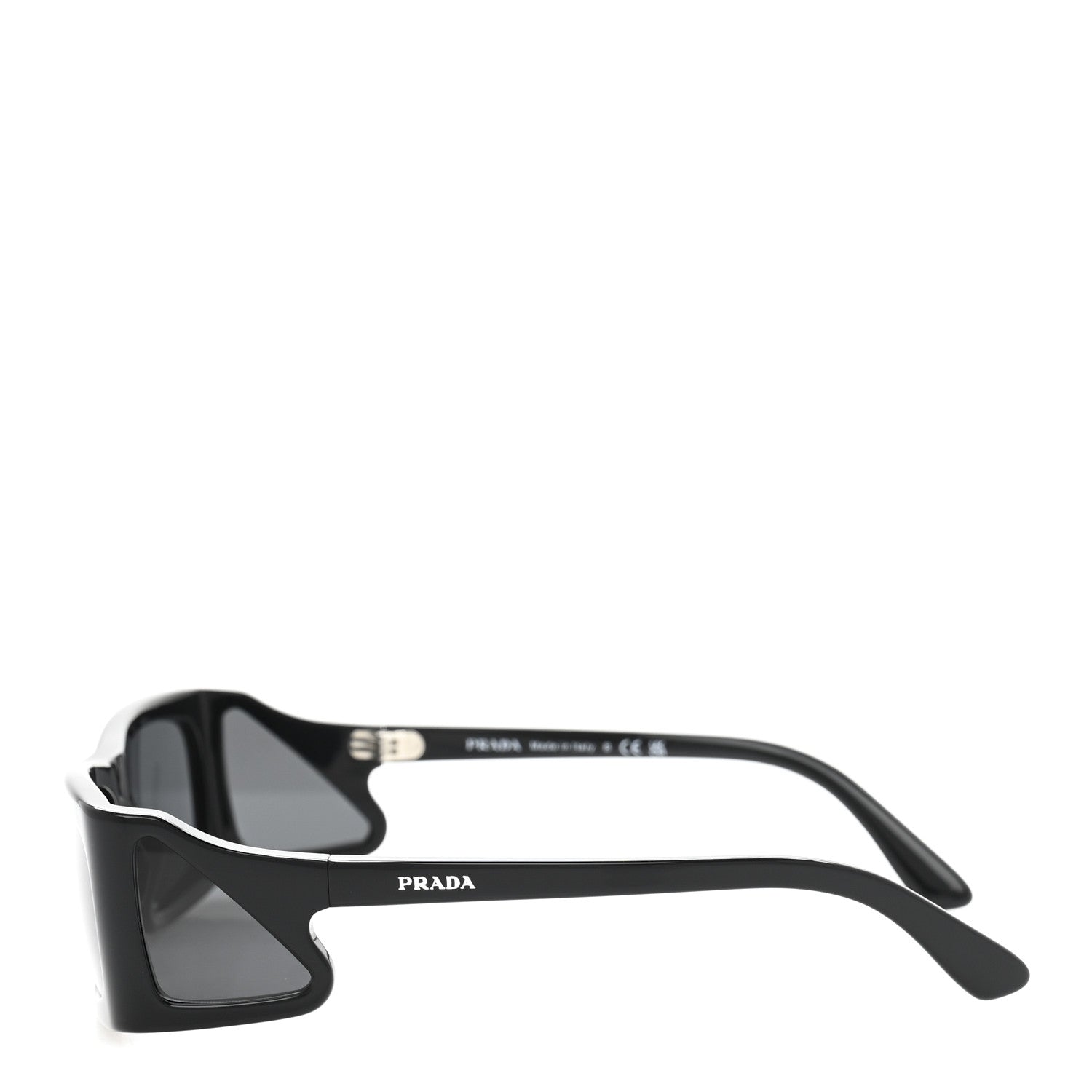 Acetate Rectangular Sunglasses SPR B03 Black