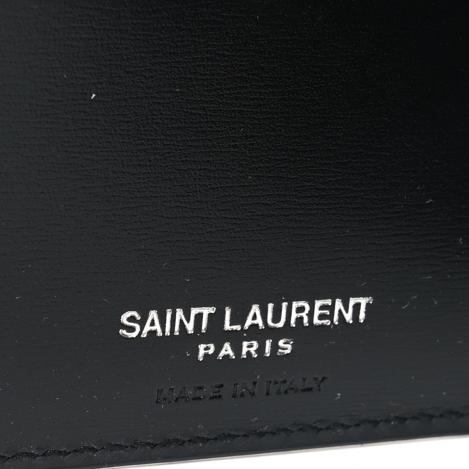 Smooth Calfskin Monogram East West Wallet Black