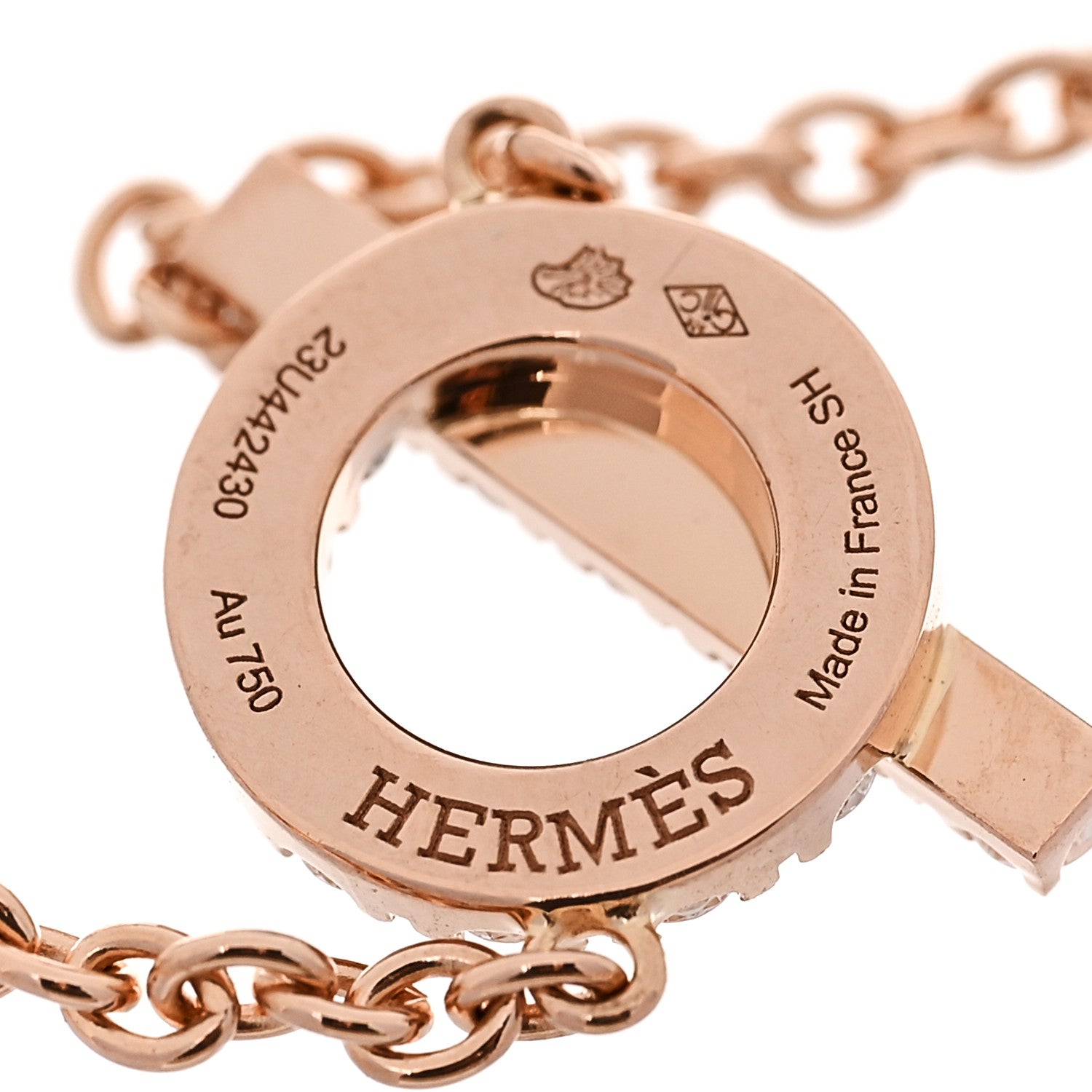 18K Rose Gold Diamond Finesse Bracelet SH