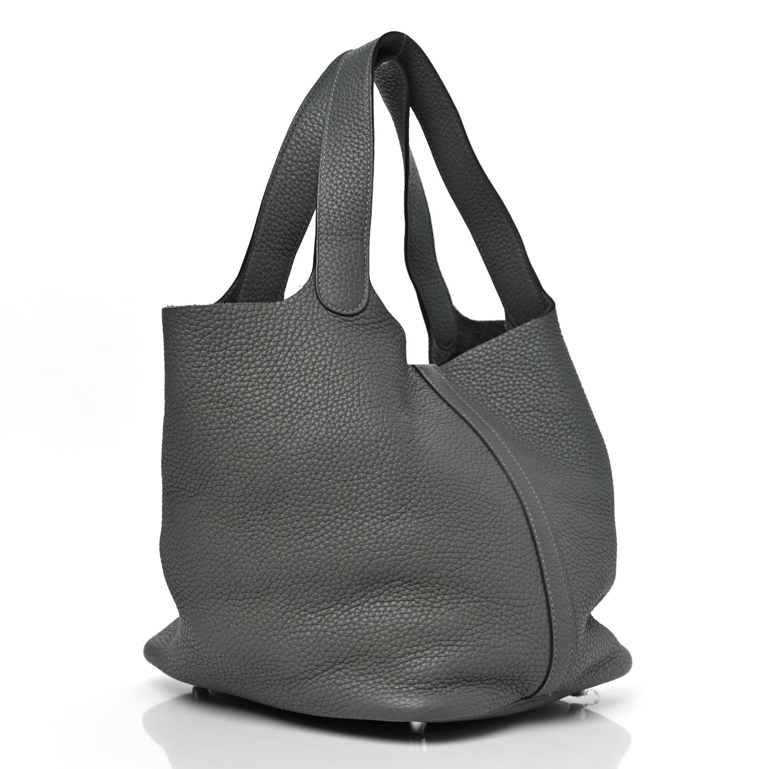 Taurillon Clemence Picotin Lock 22 MM Gris Meyer