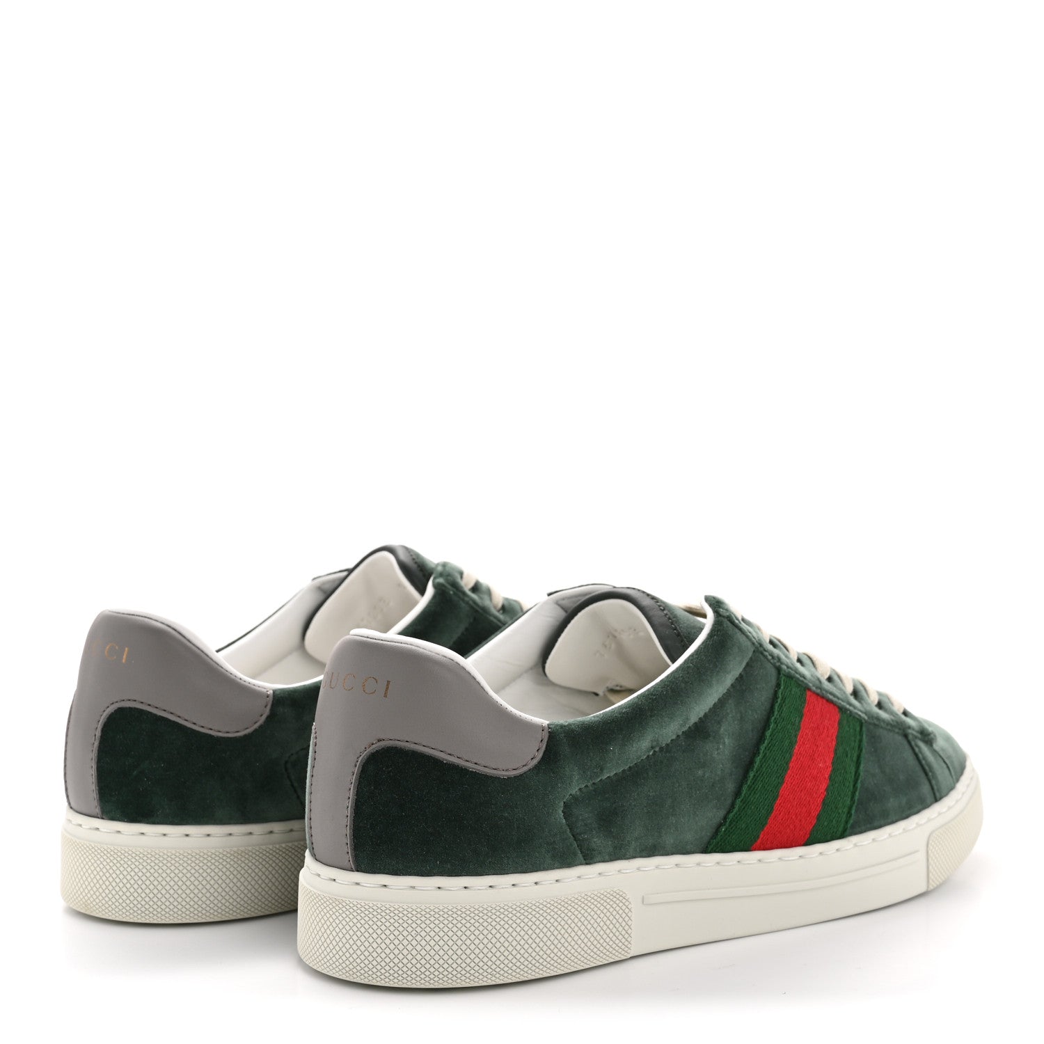 Velvet Web Mens Ace Sneakers 8 Green Red
