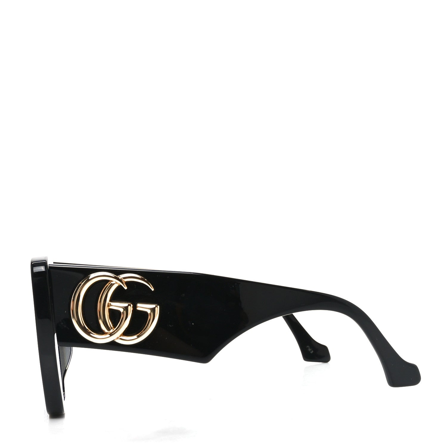 Acetate Square Frame Sunglasses GG0956S Black