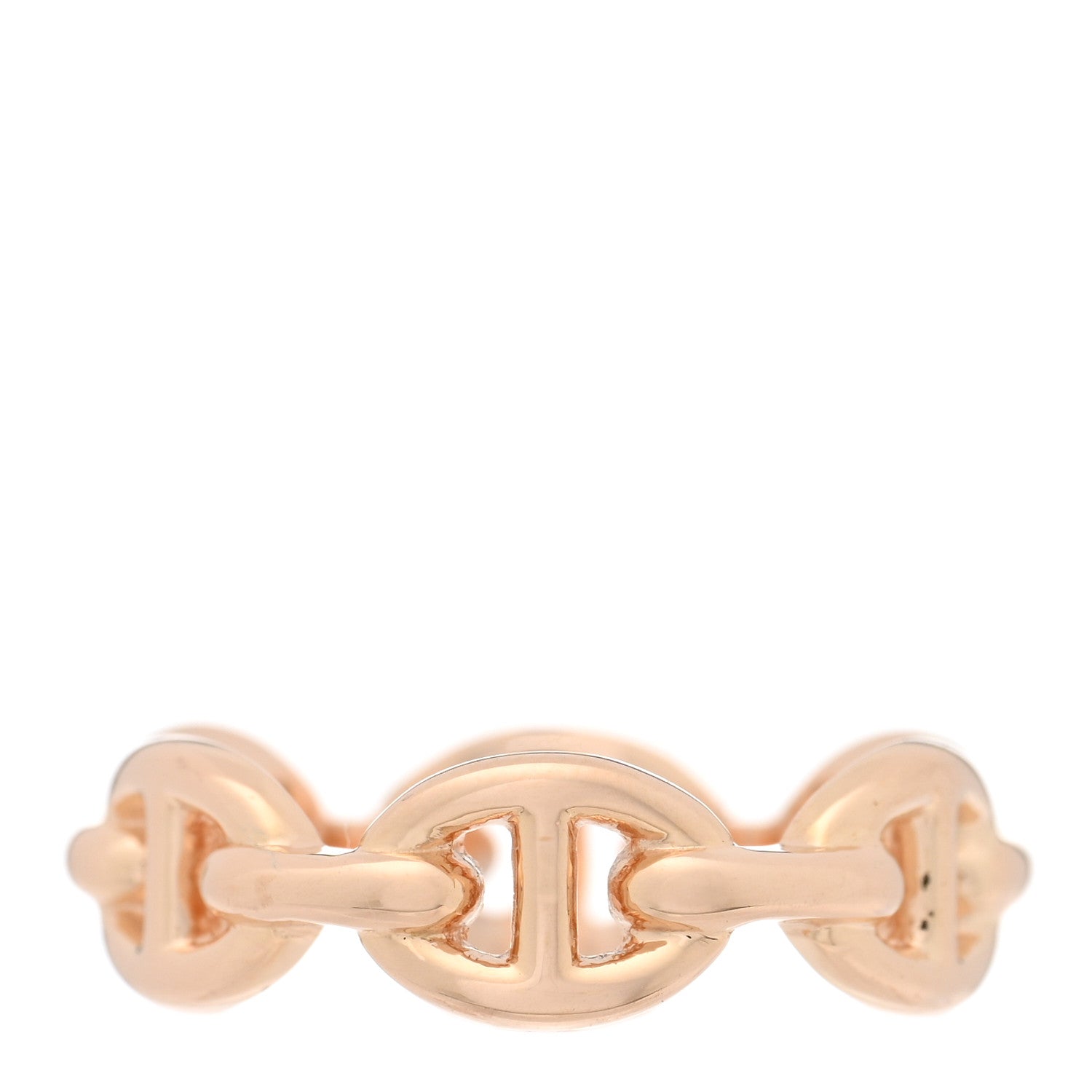 18K Rose Gold PM Chaine d'Ancre Enchainee Ring 52 6