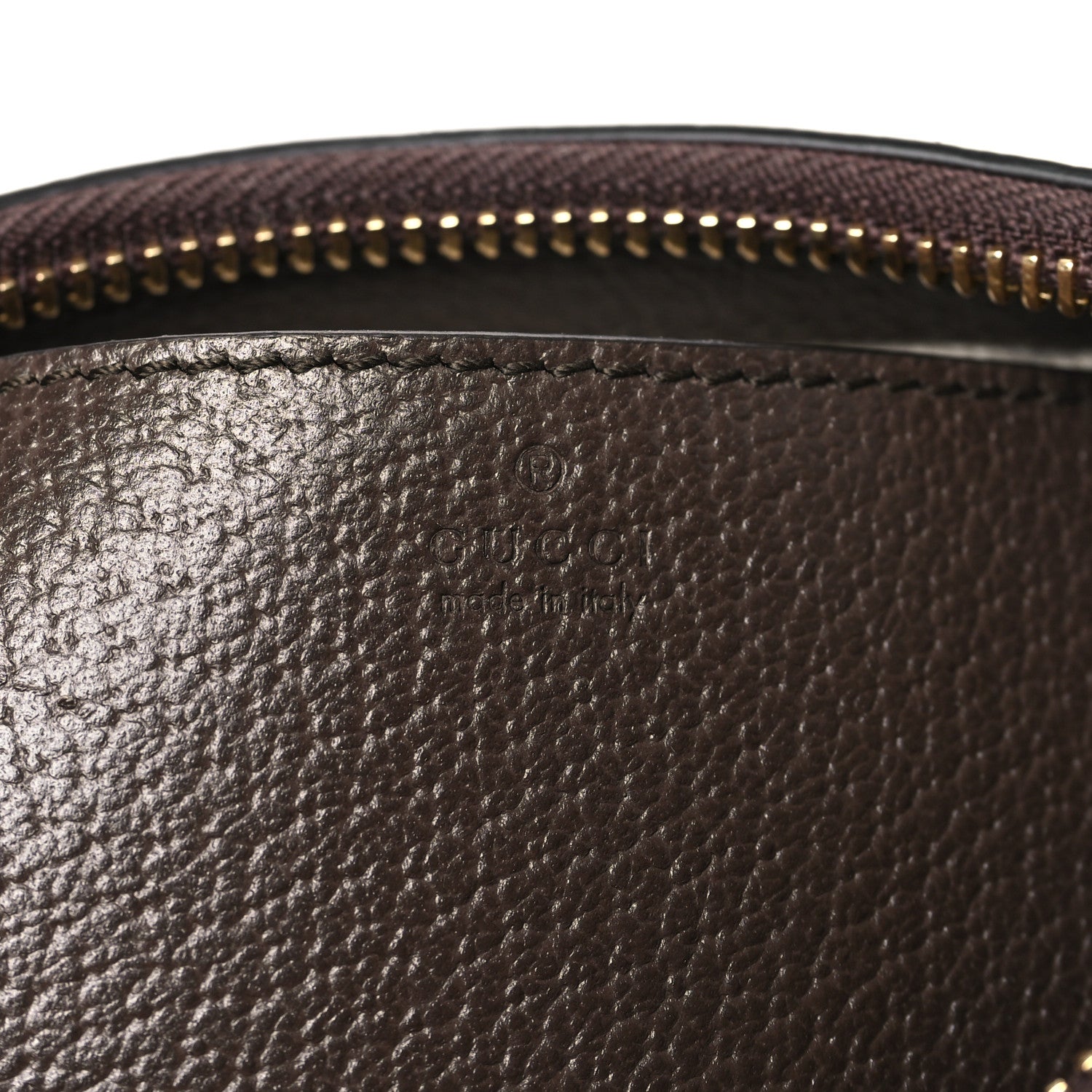 GG Supreme Monogram Textured Dollar Calfskin Mini Ophidia Chain Bag Beige Ebony