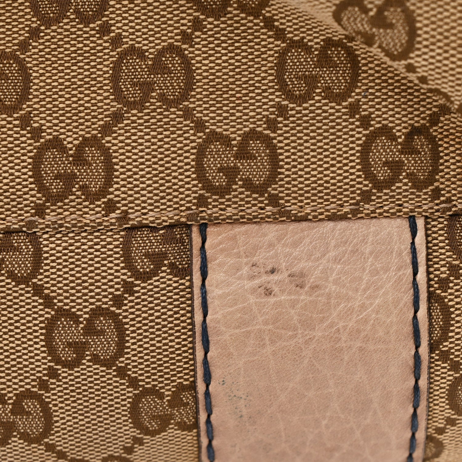 Monogram Medium Bamboo Bar Tote Blue