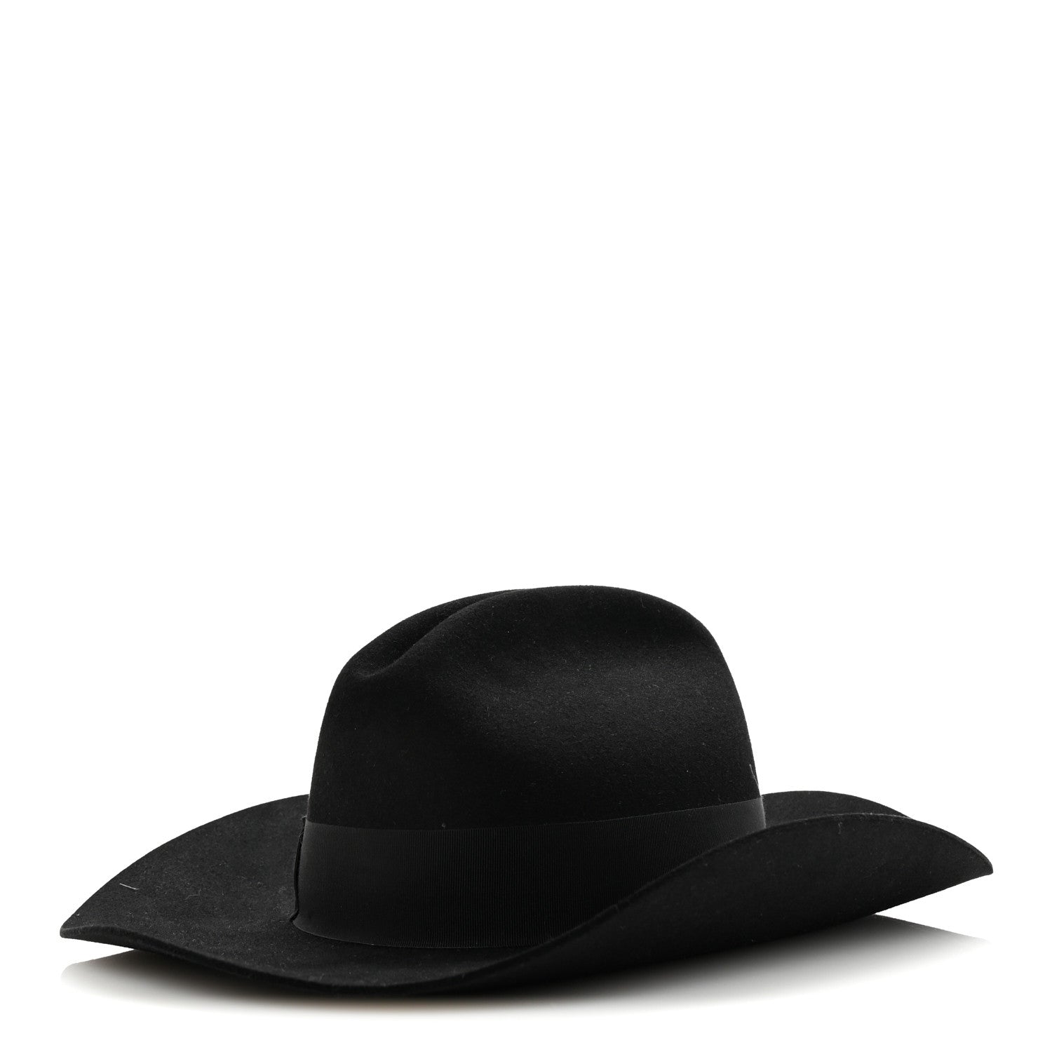 Felt Dallas Wide Brim Hat S Black