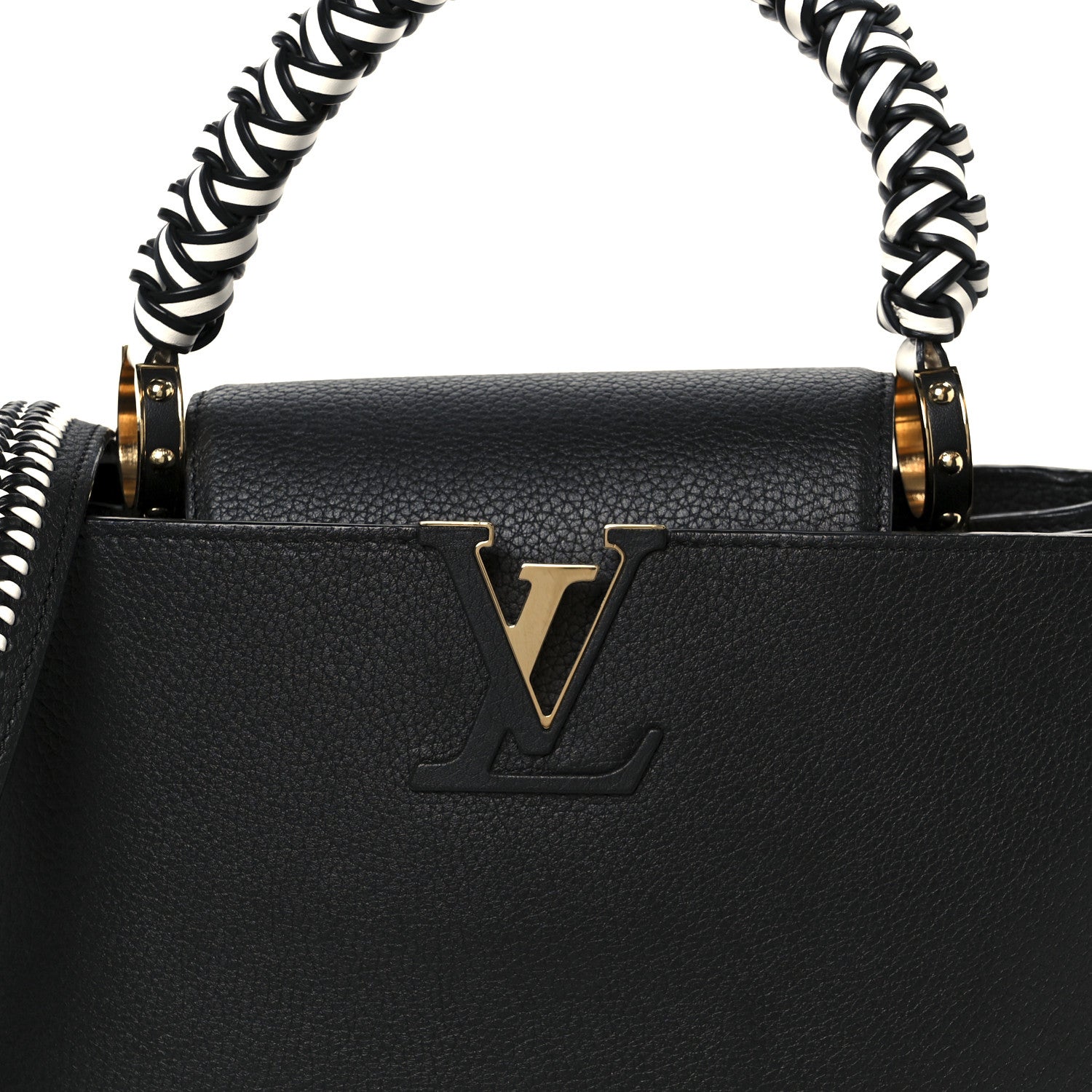 Taurillon Capucines Black White