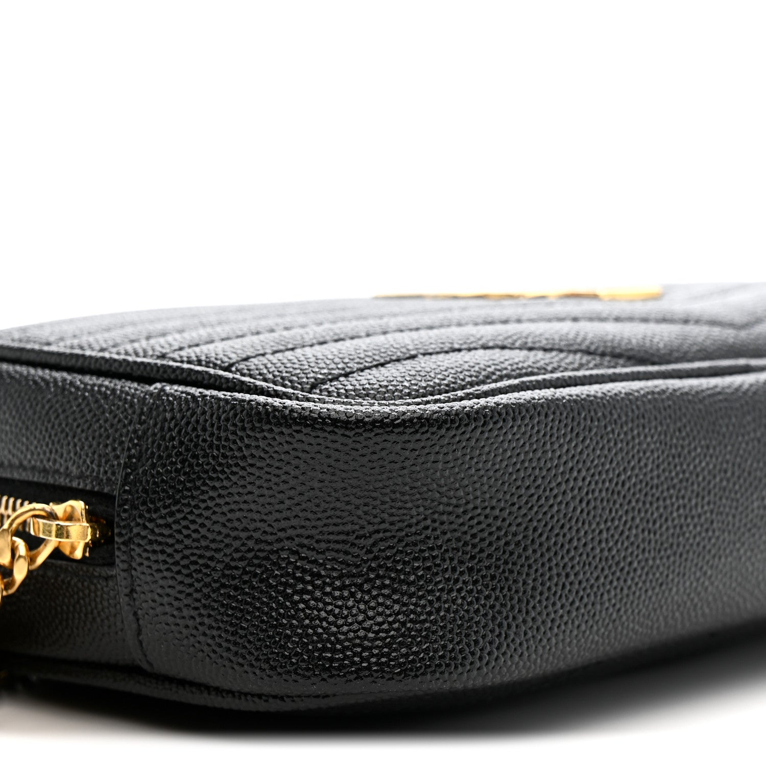 Grain De Poudre Matelasse Monogram Mini Lou Camera Bag Black