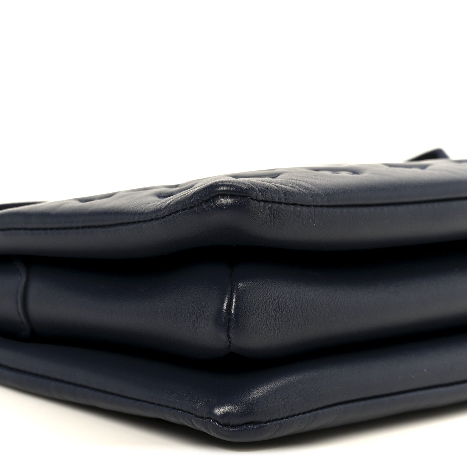 Lambskin Embossed Monogram Coussin PM Navy
